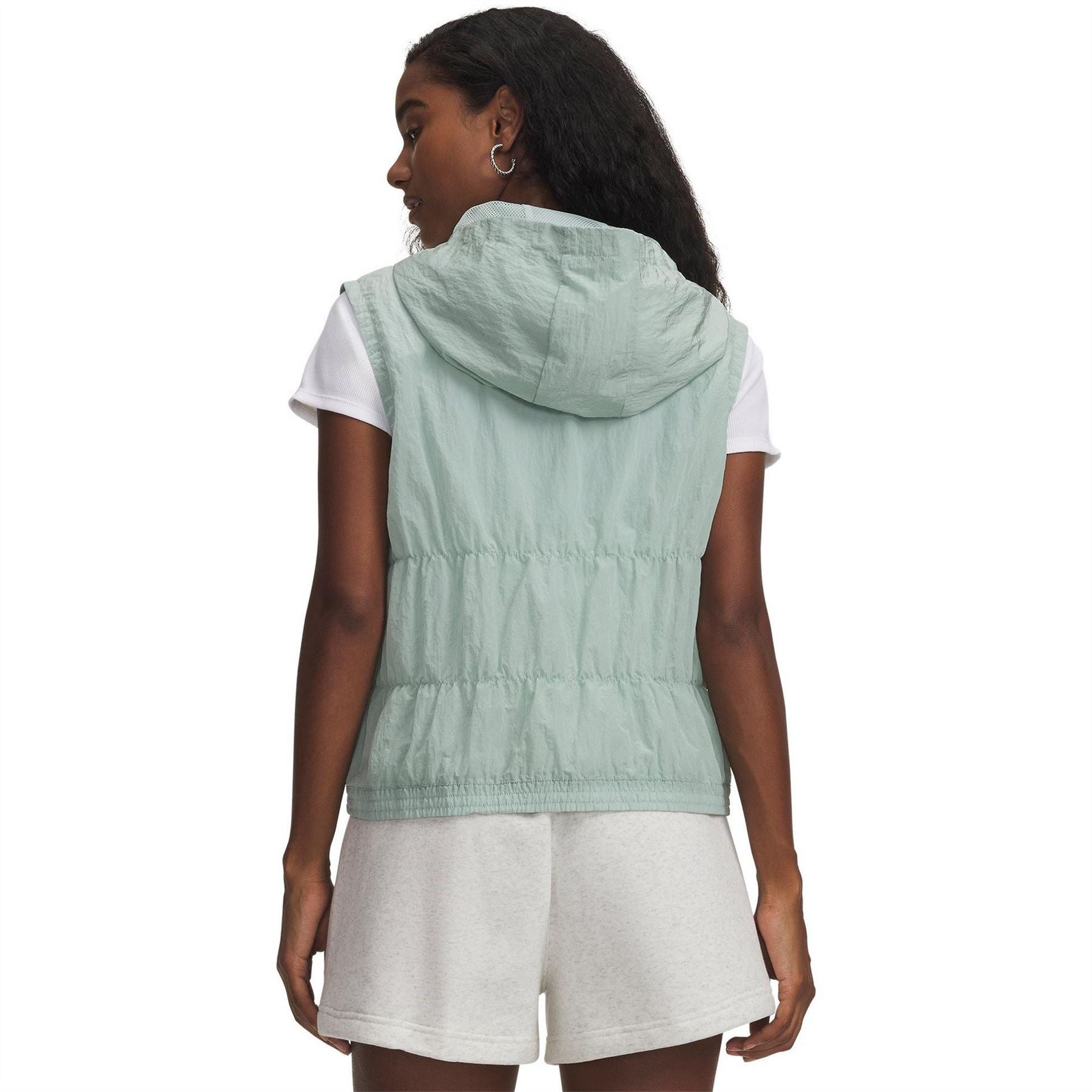 Under Armour Rival Woven Ruched Vest
