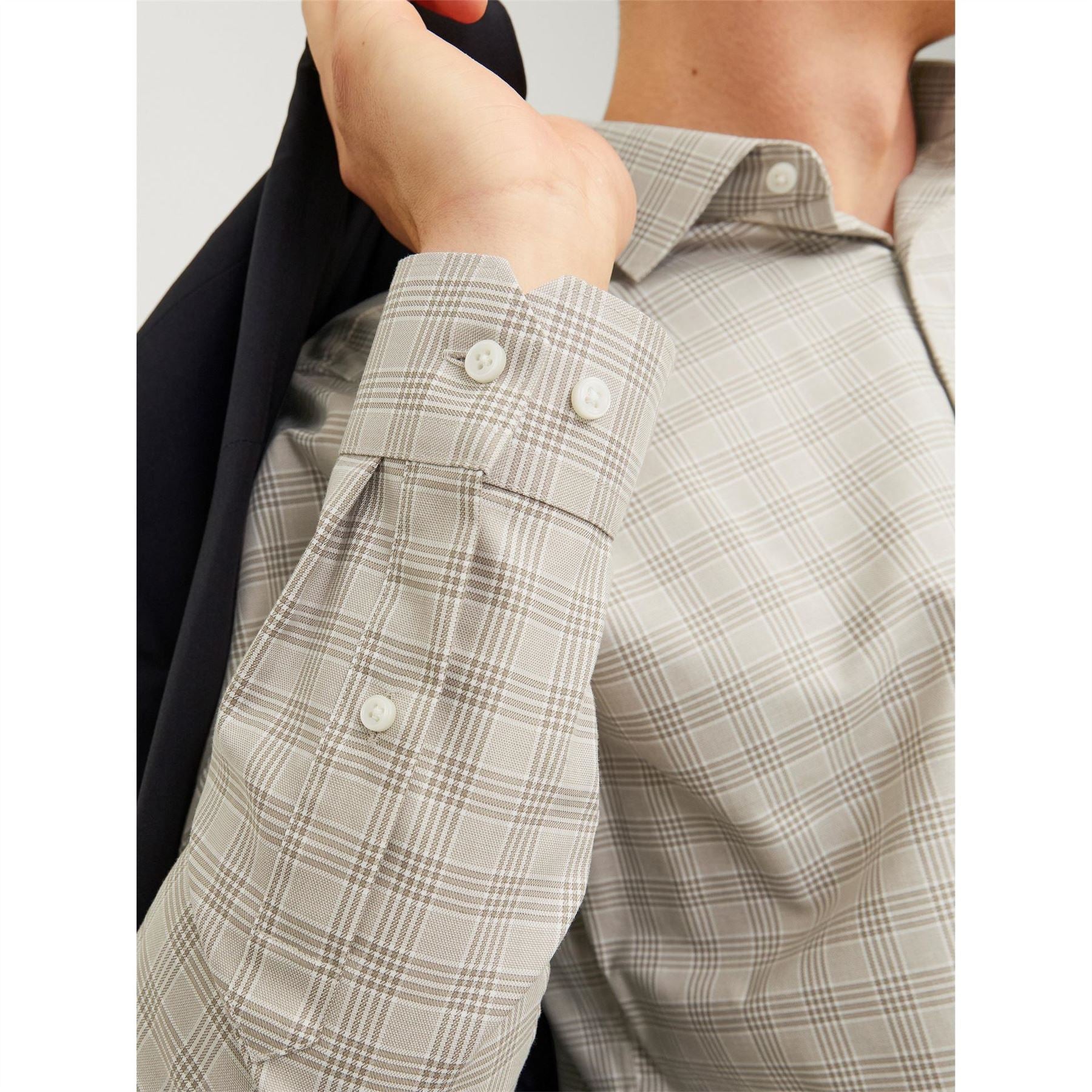 Jack and Jones Parker Regular Fit Long Sleeve Cuff Shirt