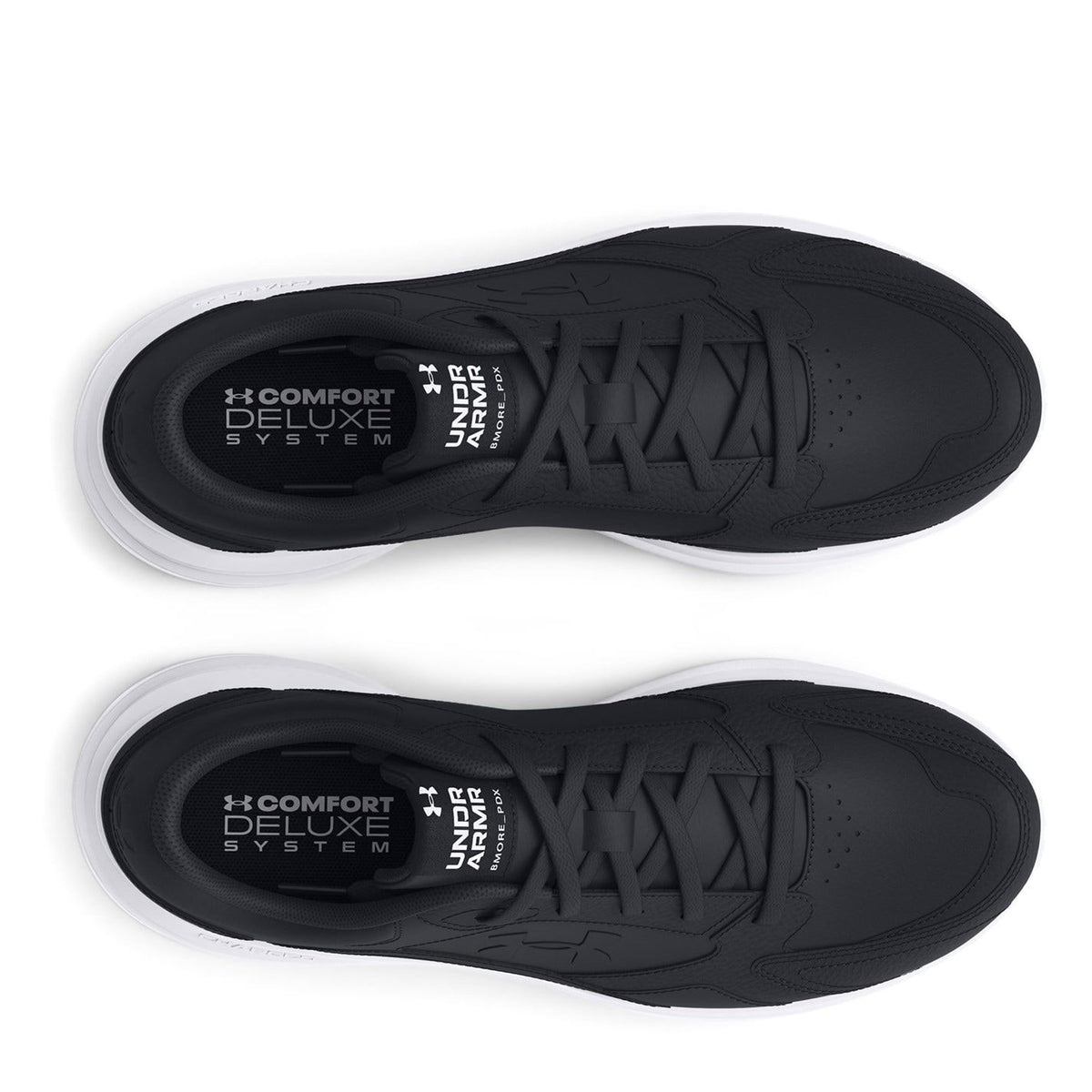 Under Armour Edge Leather Low Top Lace-Up Sneakers