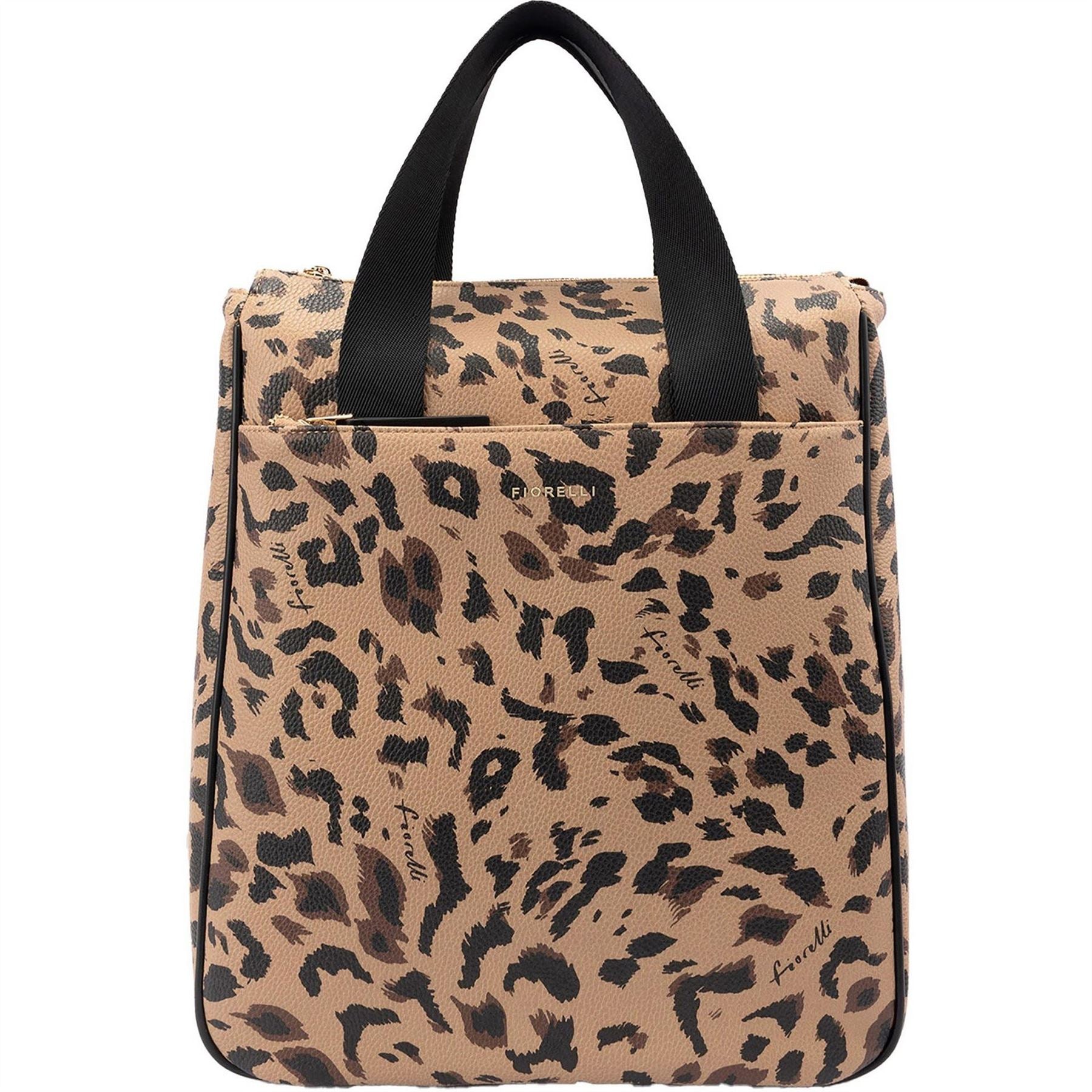 Fiorelli Effie Leopard Patterned Rectangle Shape Backpack