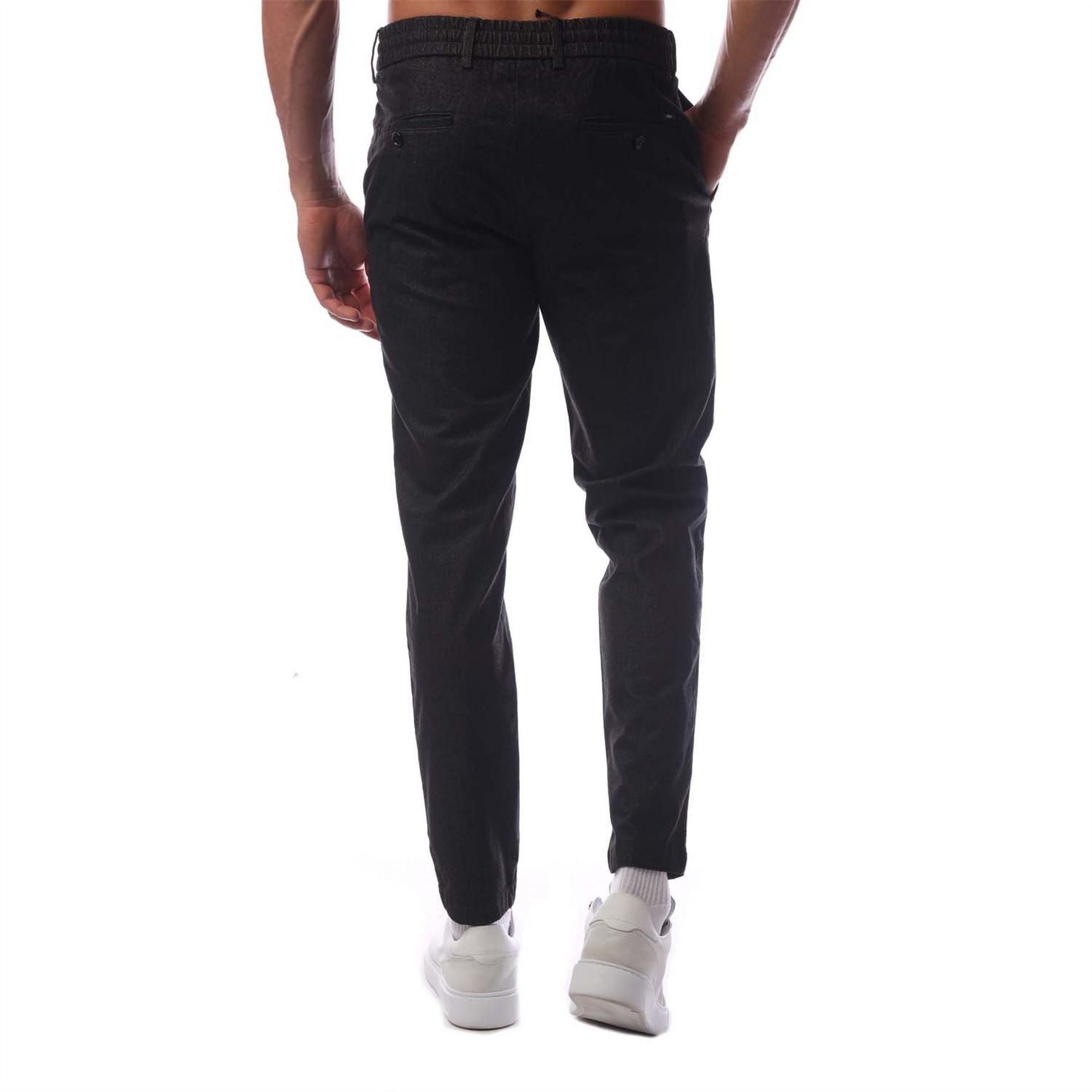 Boss Genius Solid Patterned Slim Trousers
