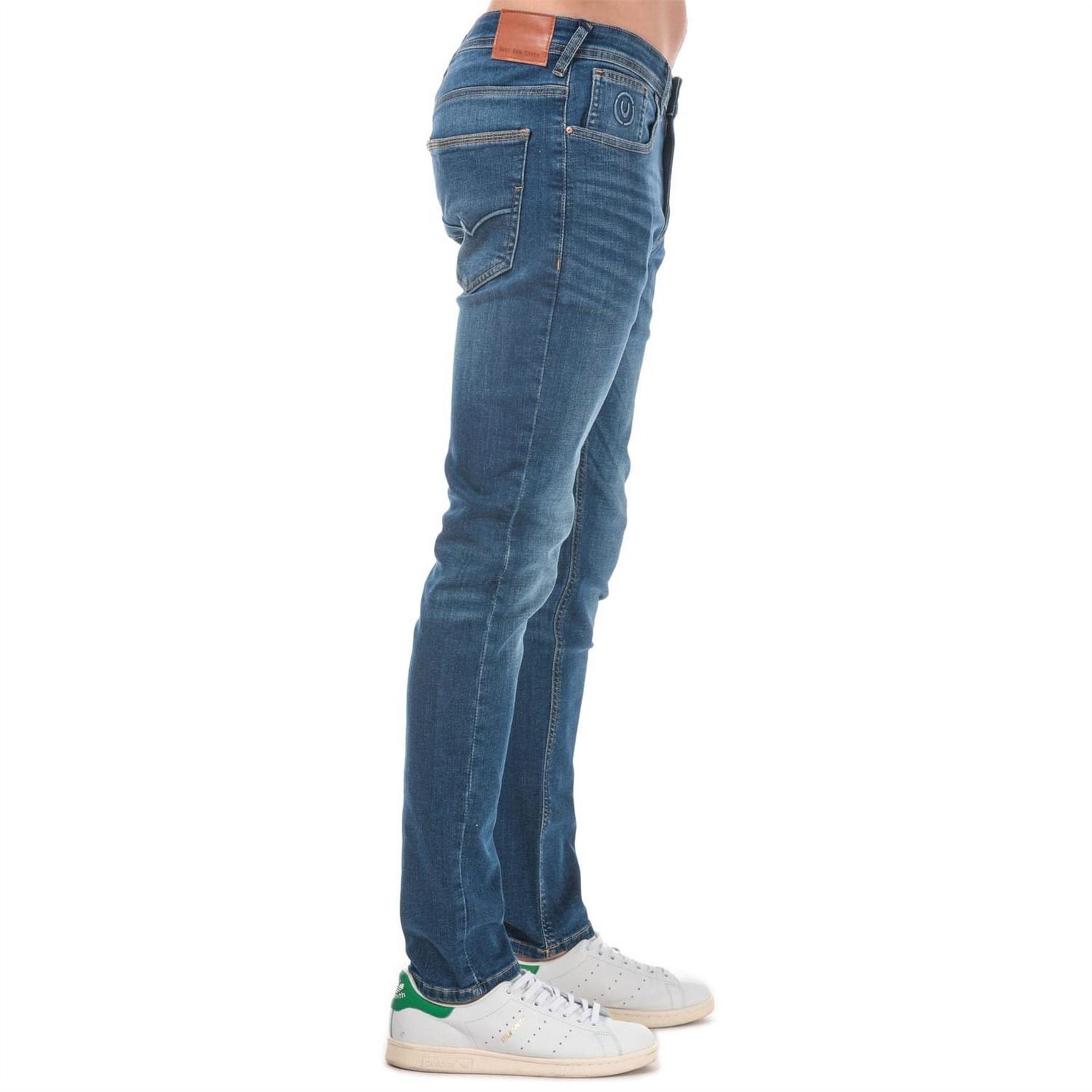 Duck and Cover Overbug Medium Wash Tapered Fit Jean