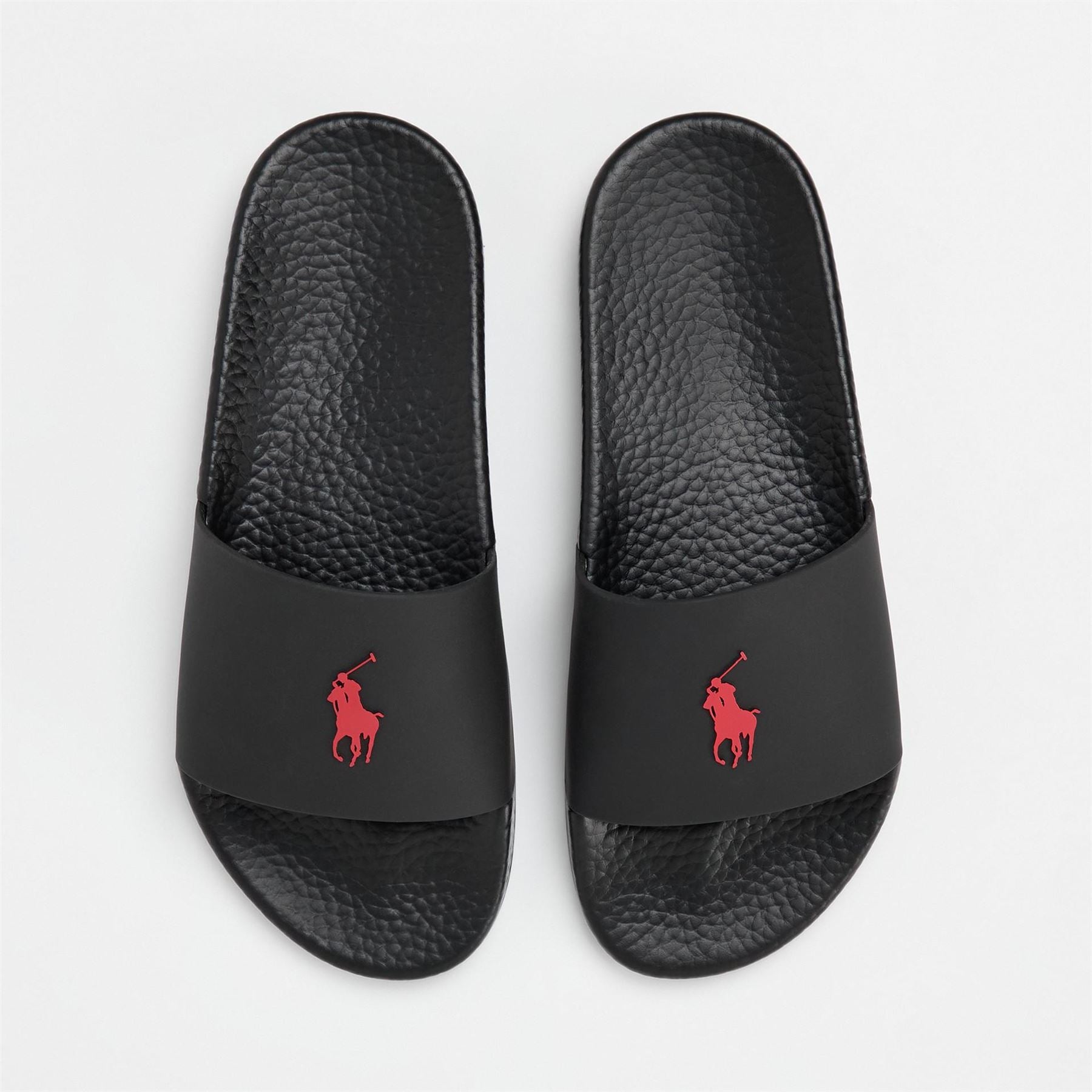 Polo Ralph Lauren Solid Patterned Open Toe Slides