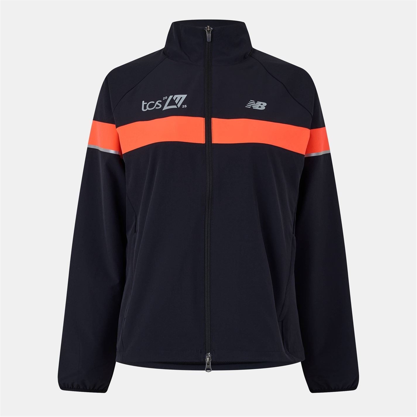 New Balance Womens Balance Ldn Mth Jacket Bk Larg Running Jacket