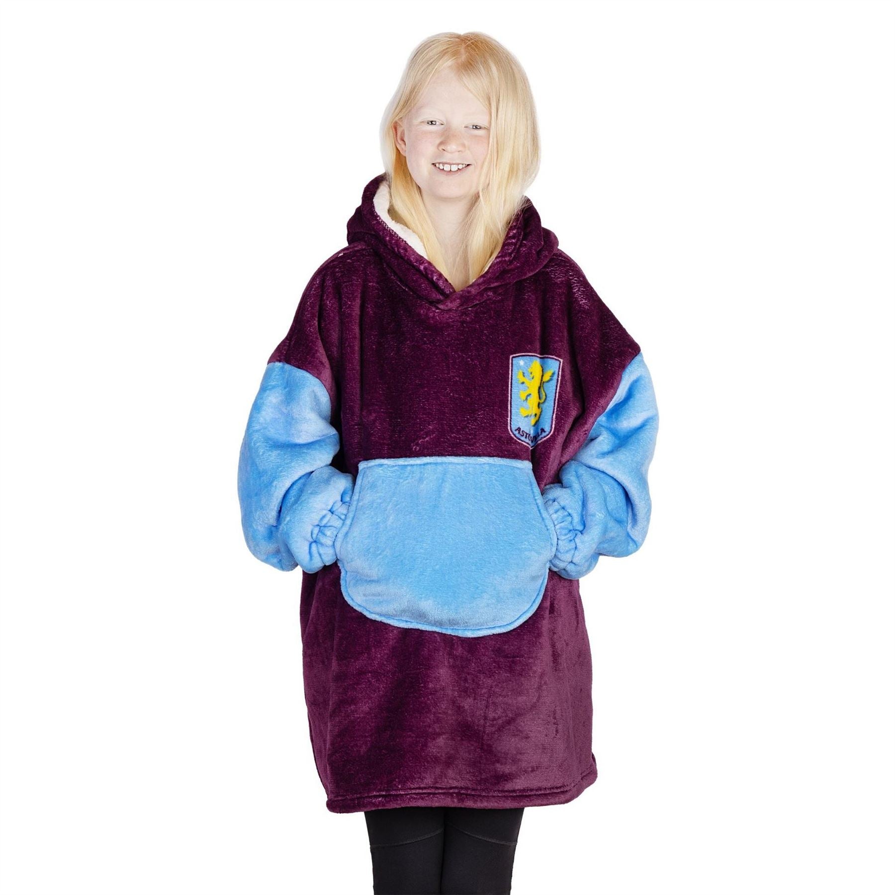 Team Football Officially Licensed Sherpa Fleece Hoodie For Kids
