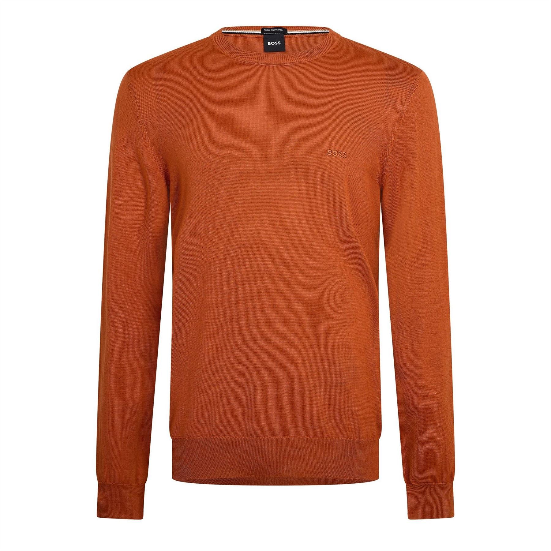 Boss Crew Neck Long Sleeve Regular Fit Sweater