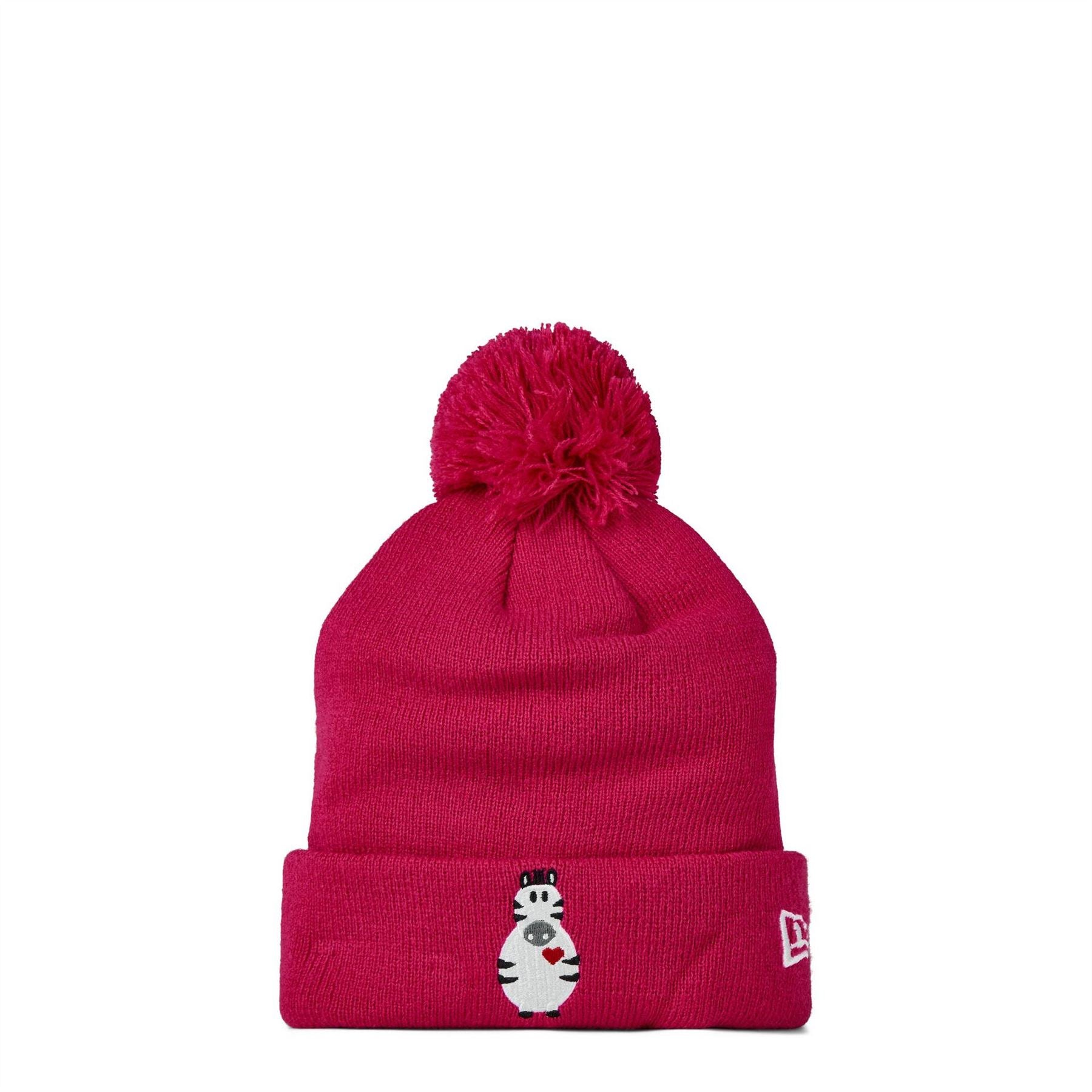New Era Animal Pom Pom Children Beanie