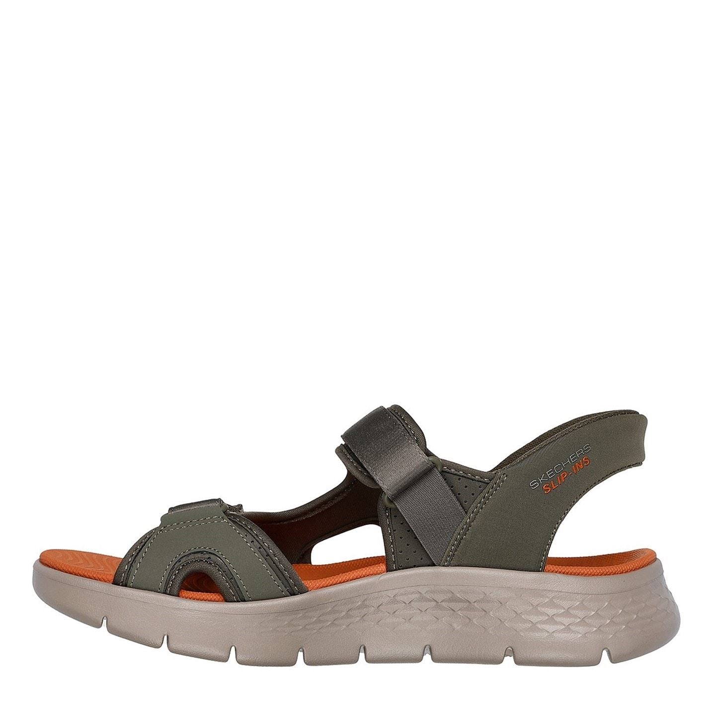 Skechers Mens Slip Ins   Quarter Strap Sandal Flat Sandals