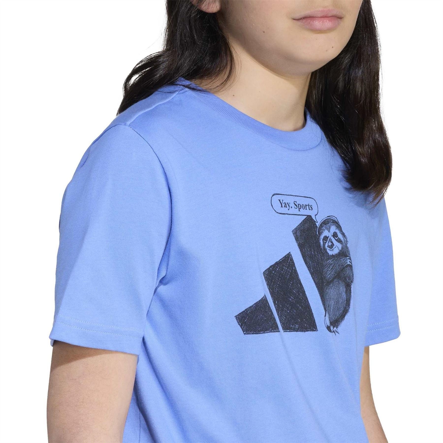 adidas Yay Sports Cotton Short Sleeve Crew Neck T-Shirt