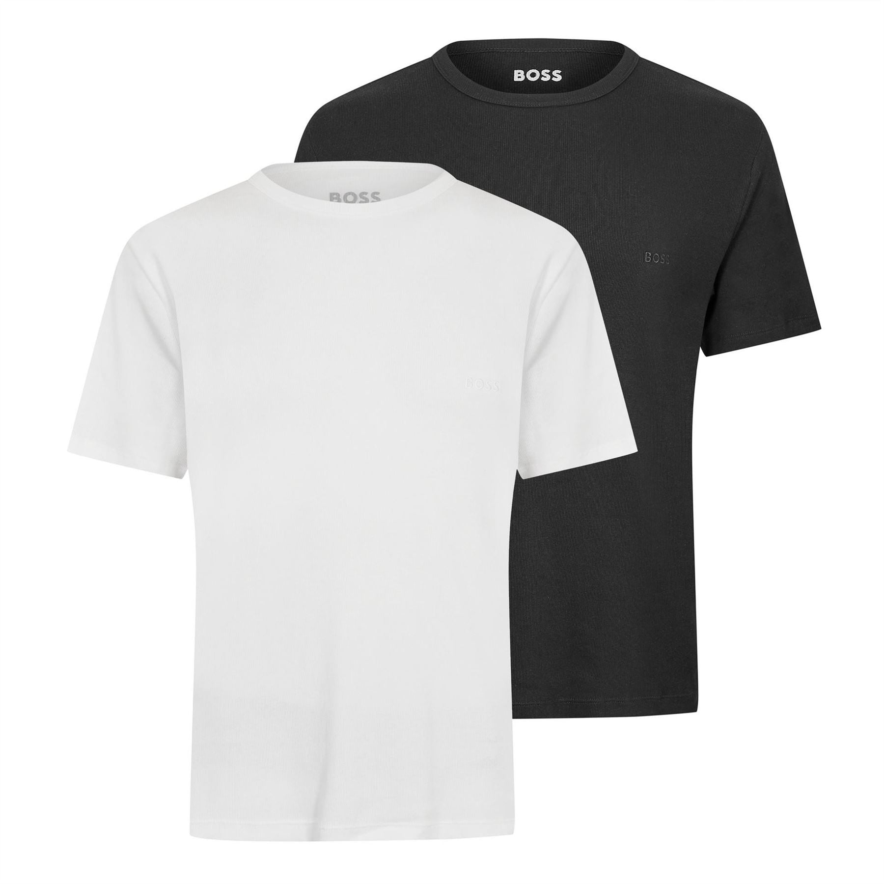 Boss BOSS Bodywear 2 Pack Short Sleeve T Shirts with Logo Detail