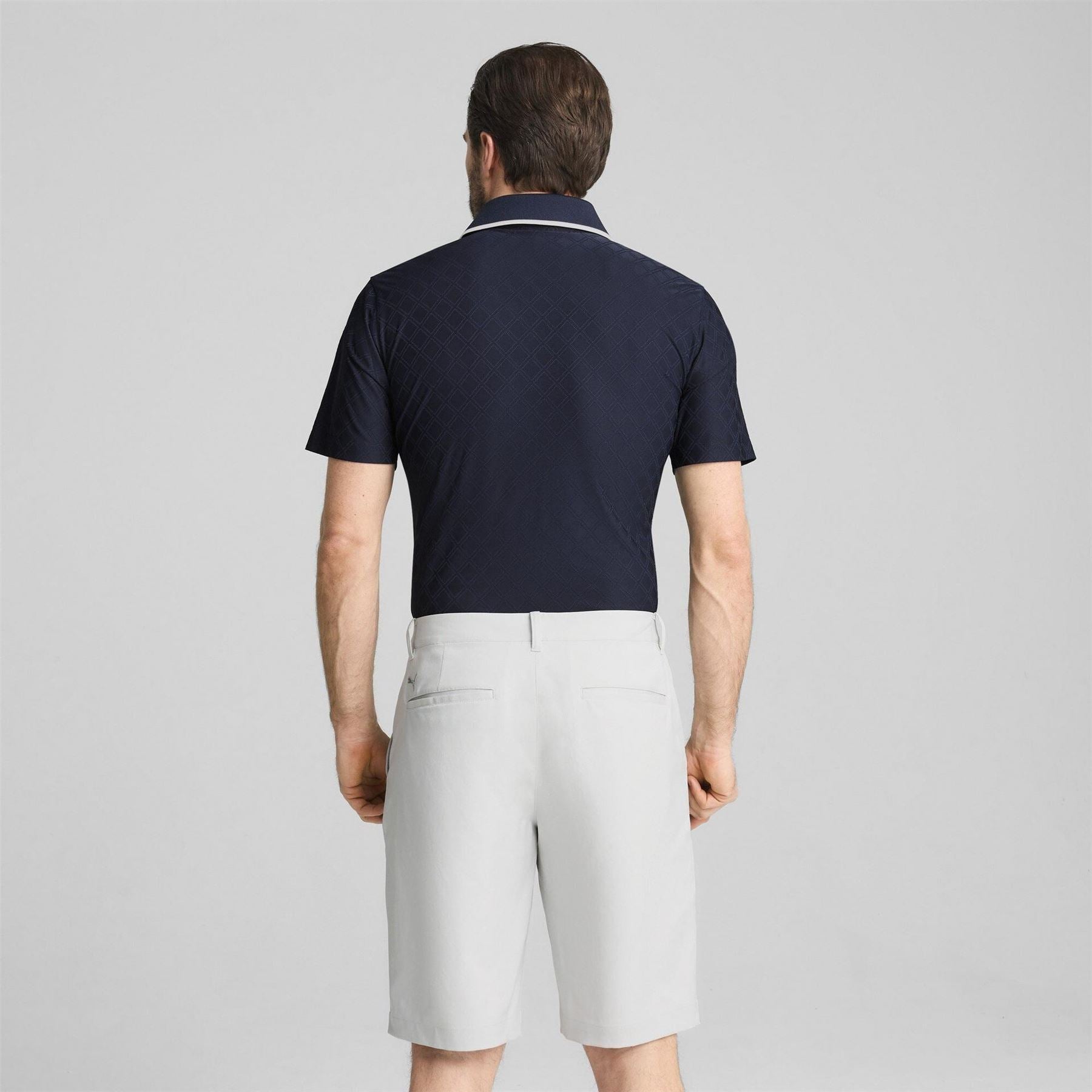 Puma Mens X Ap Tipped Jacquard Polo Shirt