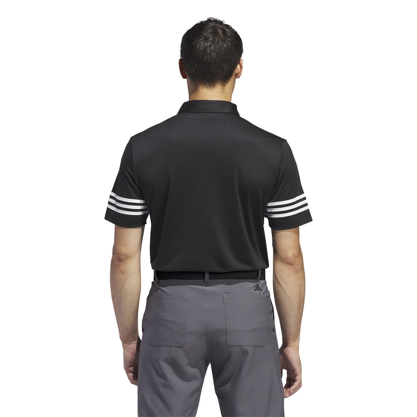 adidas Mens 3 Stripe Polo Shirt