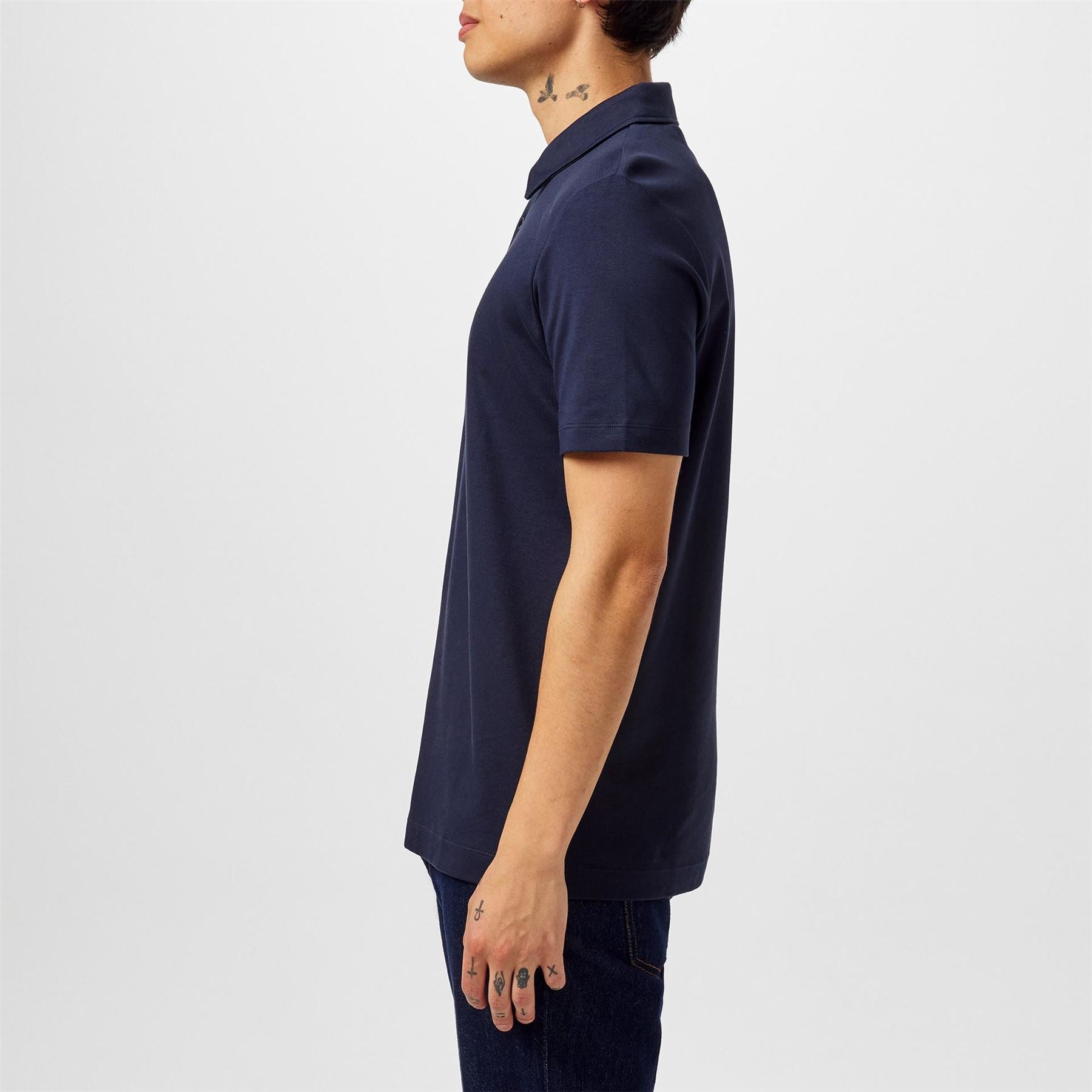 Boss BOSS BLACK Short Sleeve Polo Shirt with Logo Detail   Slim Fit