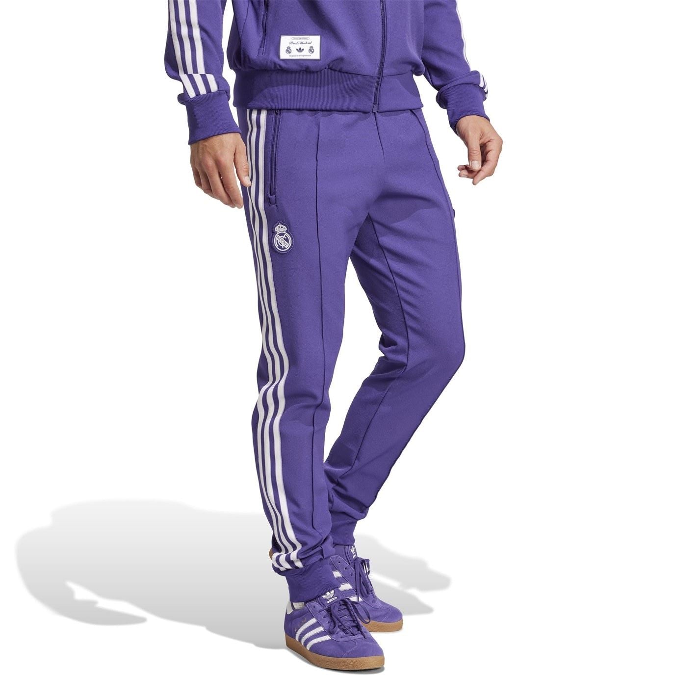 adidas Real Madrid Terraces Icons Tracksuit Bottoms