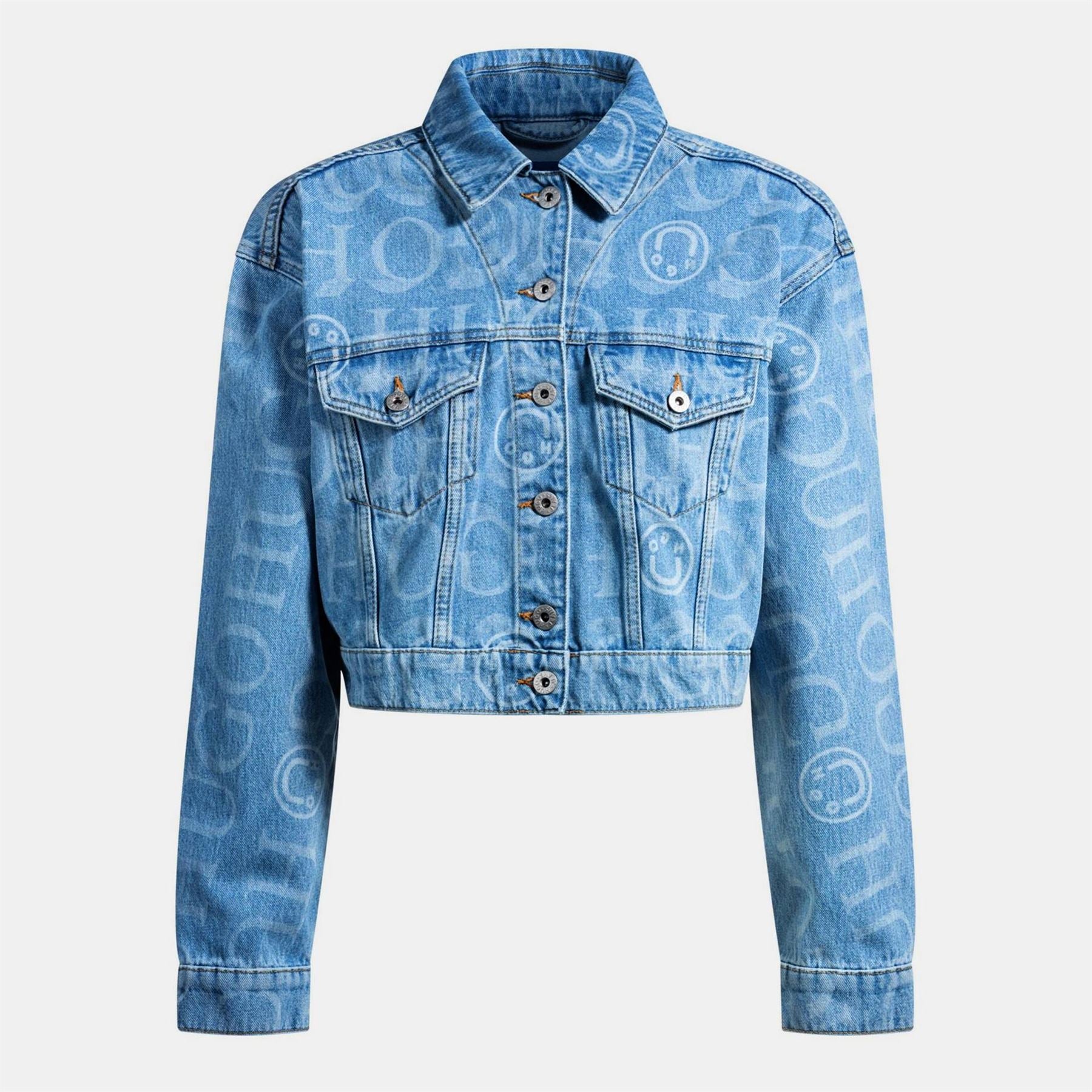 Hugo Galatea Blue Structured Denim Jacket