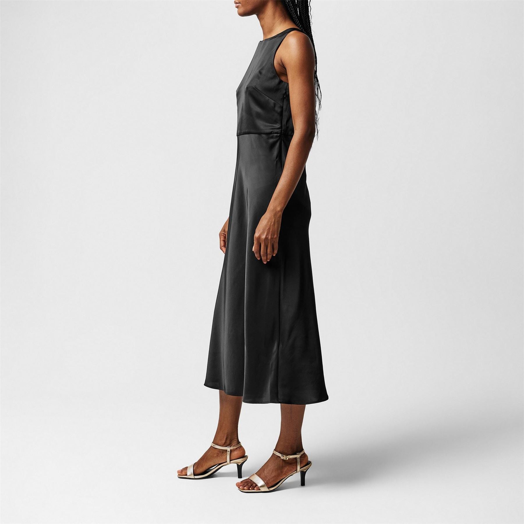 Boss C Danta Scoop Neck Maxi A-Line Dress