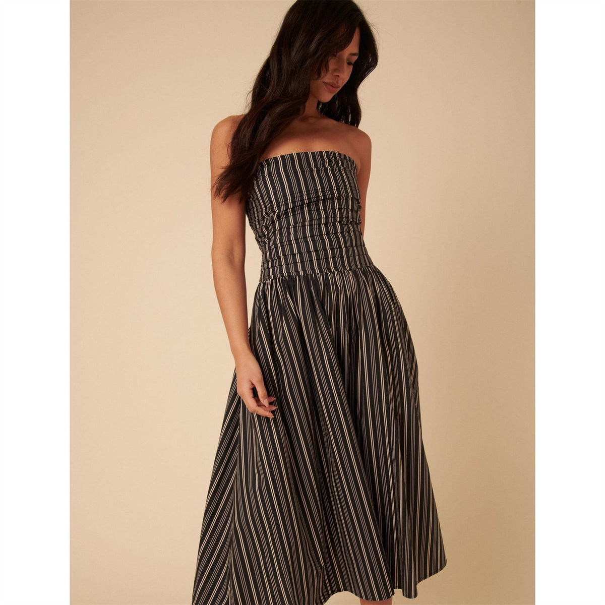 Nobodys Child Felicity Spaghetti Strap Sleeveless Midi Dress