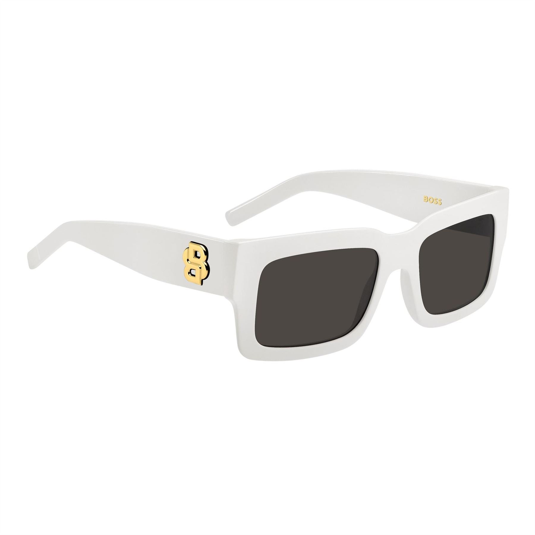 Boss Rectangular Round Sunglasses