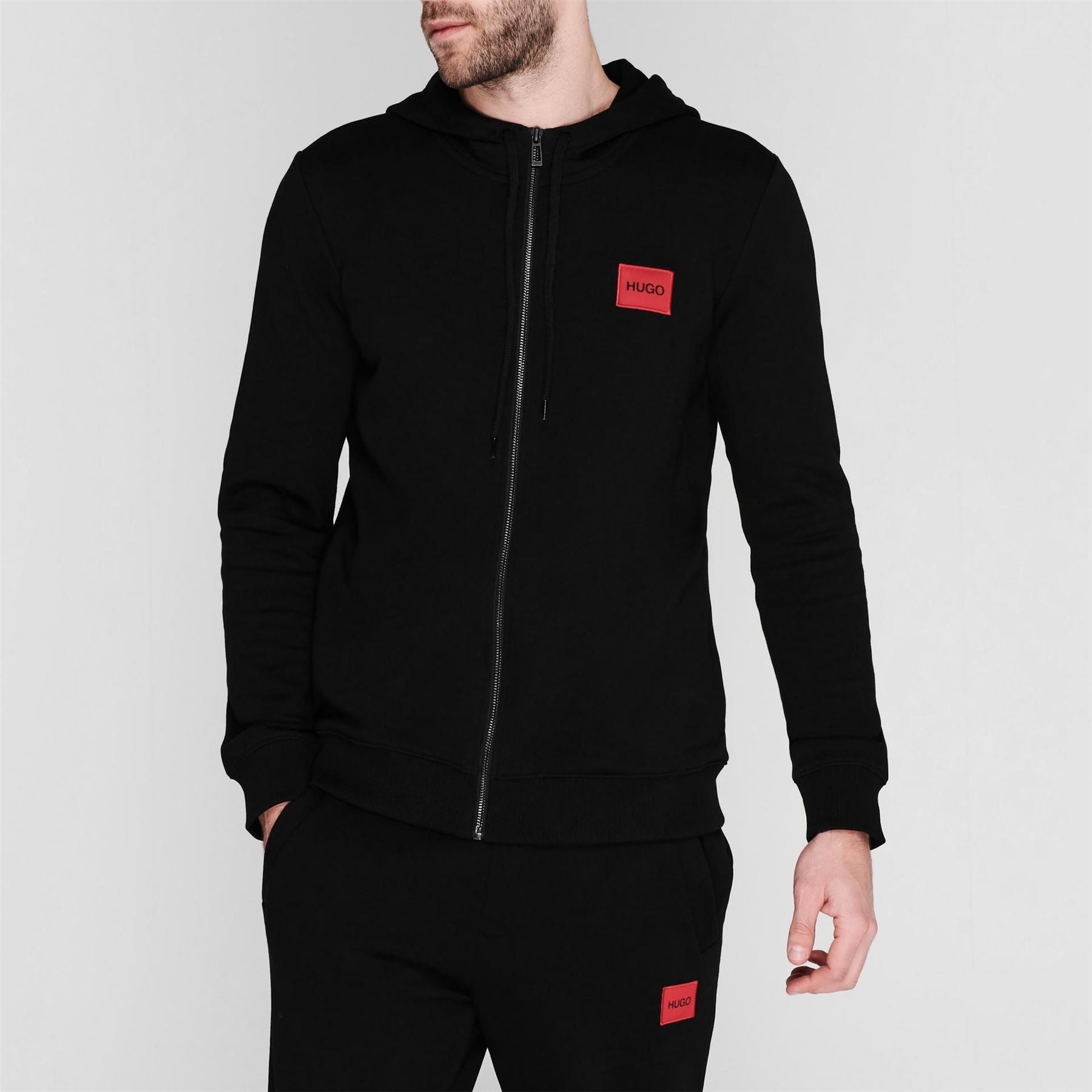 Hugo Zip Through Hoodie