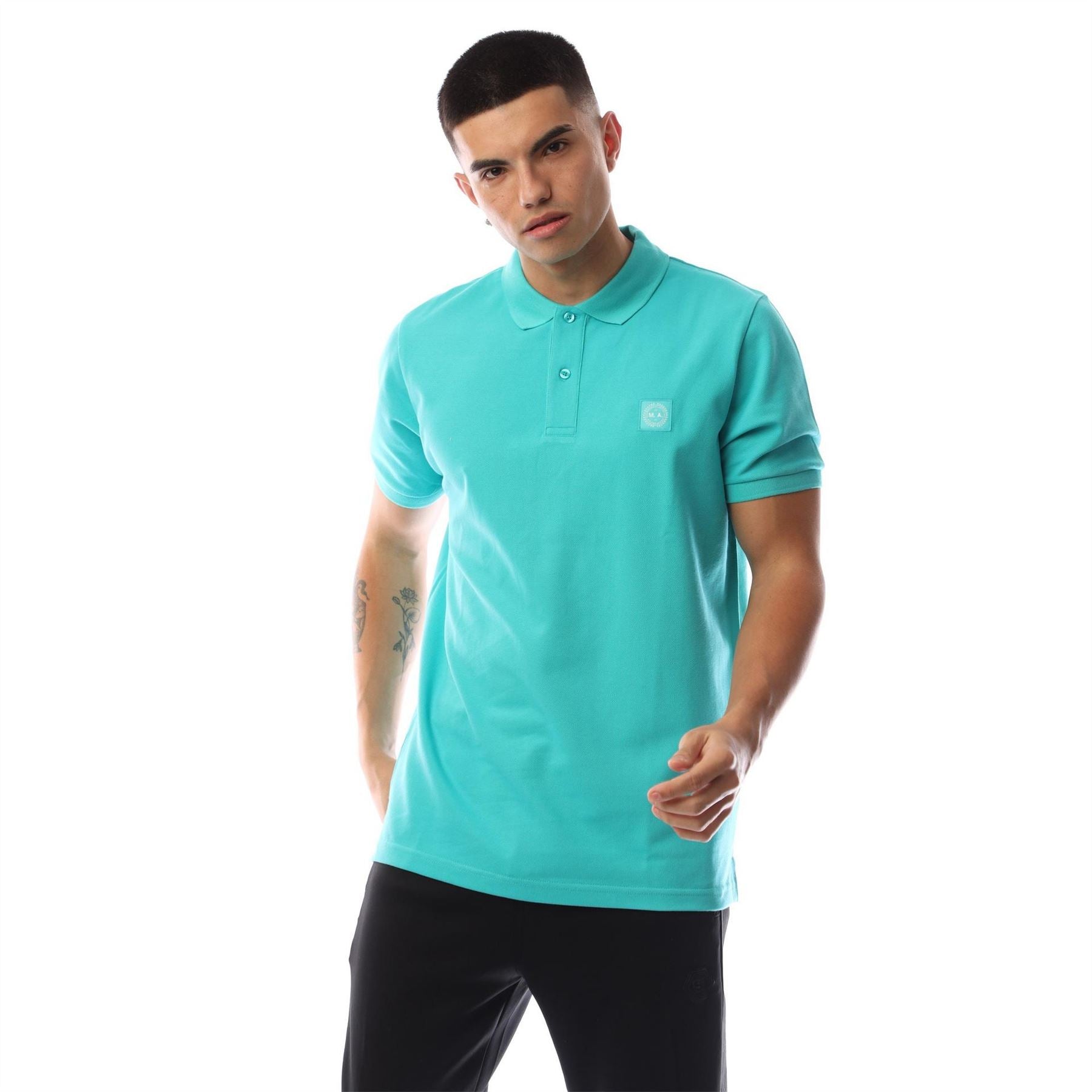 Marshall Artist Siren Collared Neck Short Sleeve Polo Shirt
