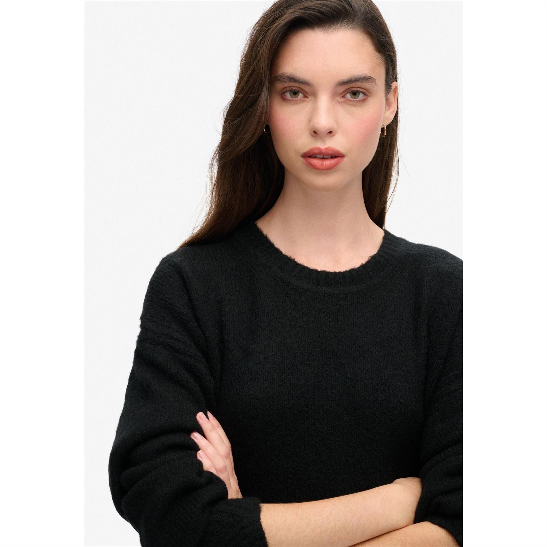 Superdry Slouch Midi Knitted Jumper Dress