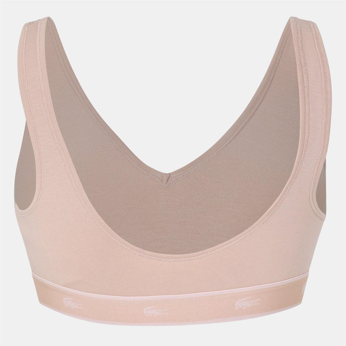 Lacoste Crocodile Print Triangle Bra