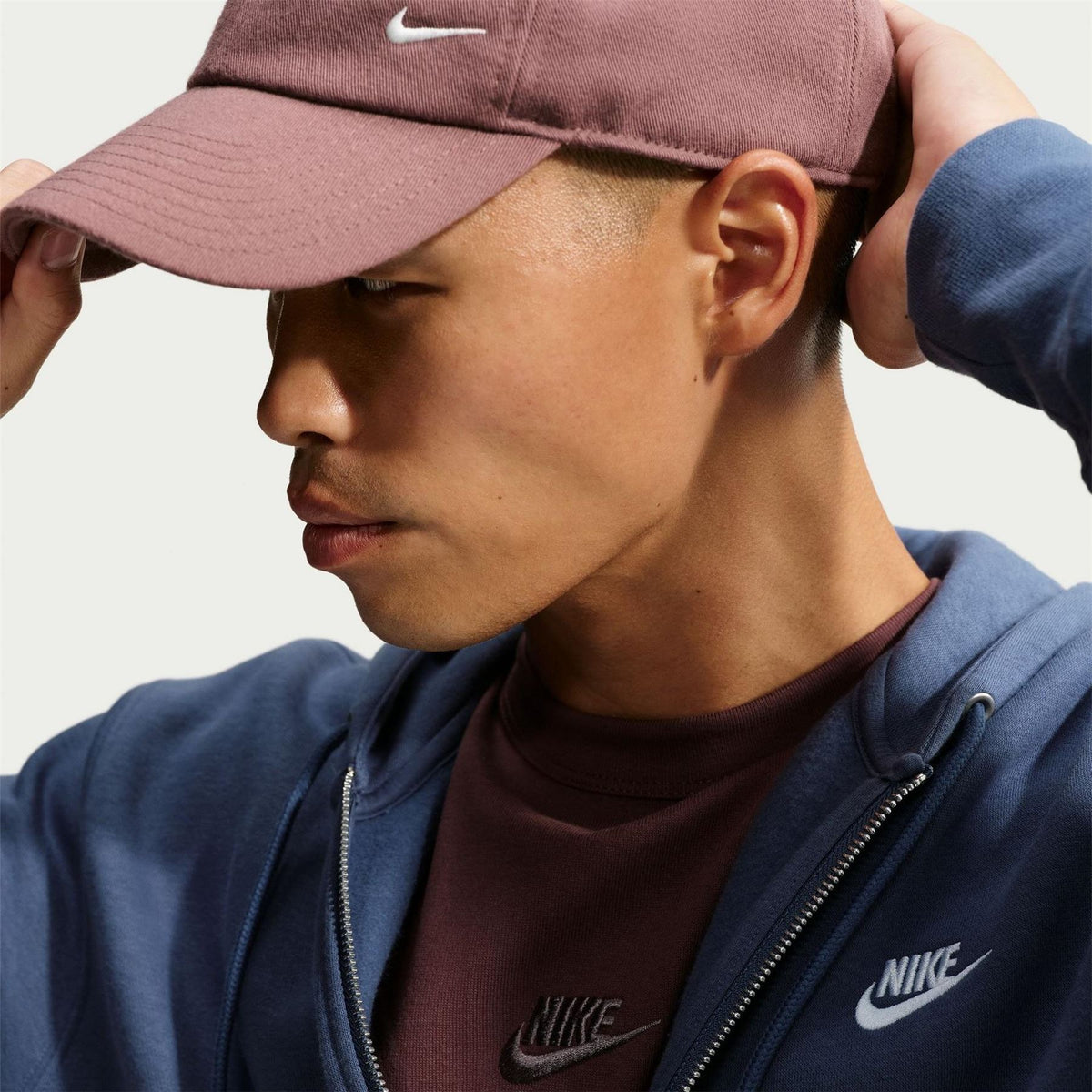 Nike Mens Sportswear Club Fleece Full Zip Hoodie