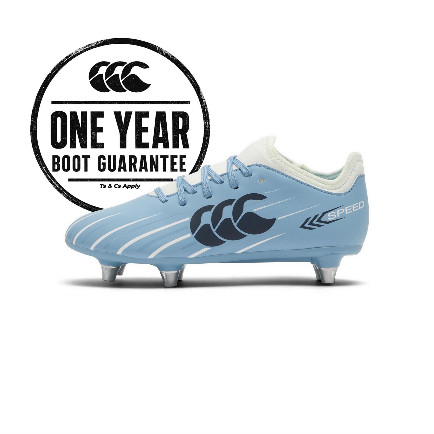 Canterbury Speed Team Junior Soft Ground Rugby Boots