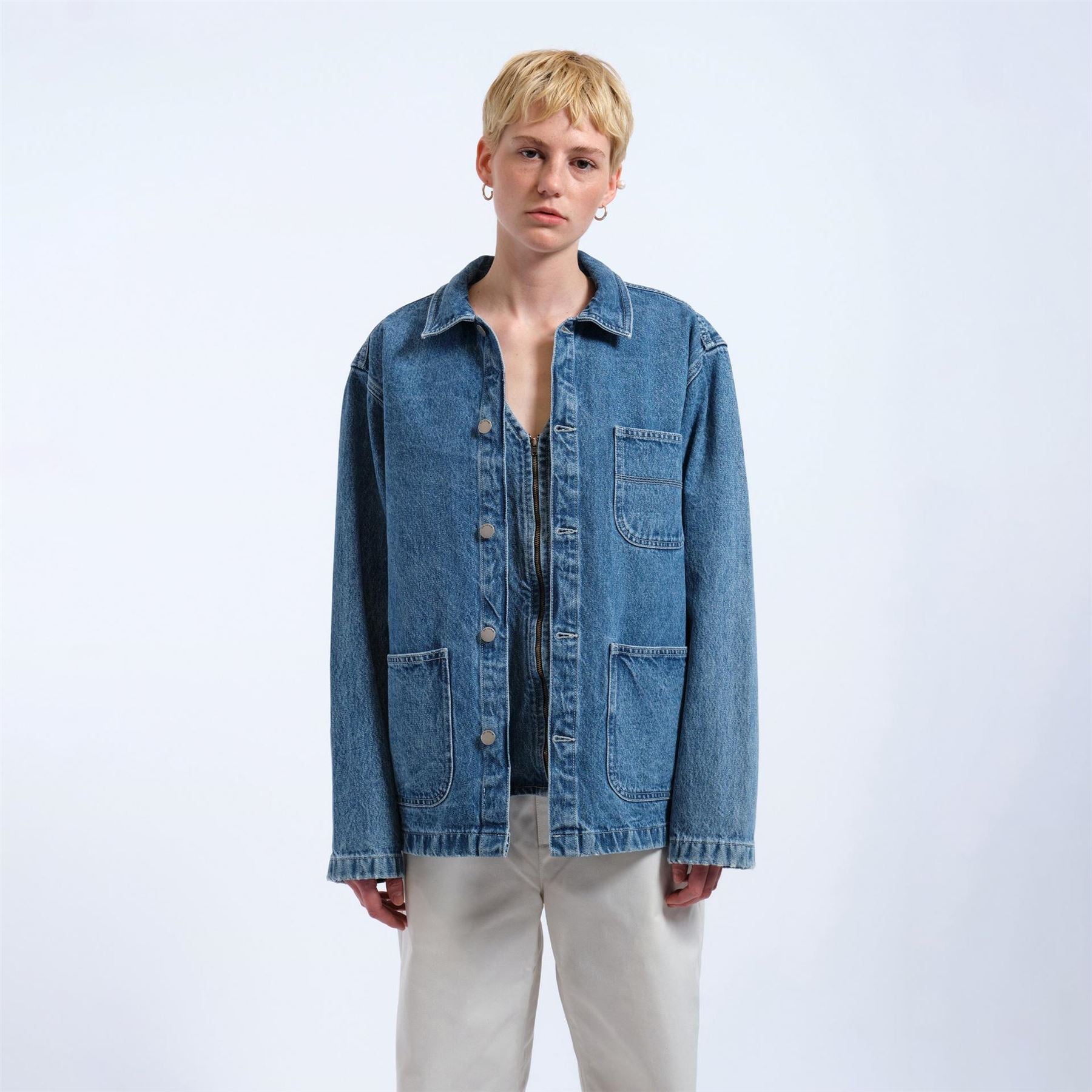 Dr Denim Worker Jacket   Denim Jacket
