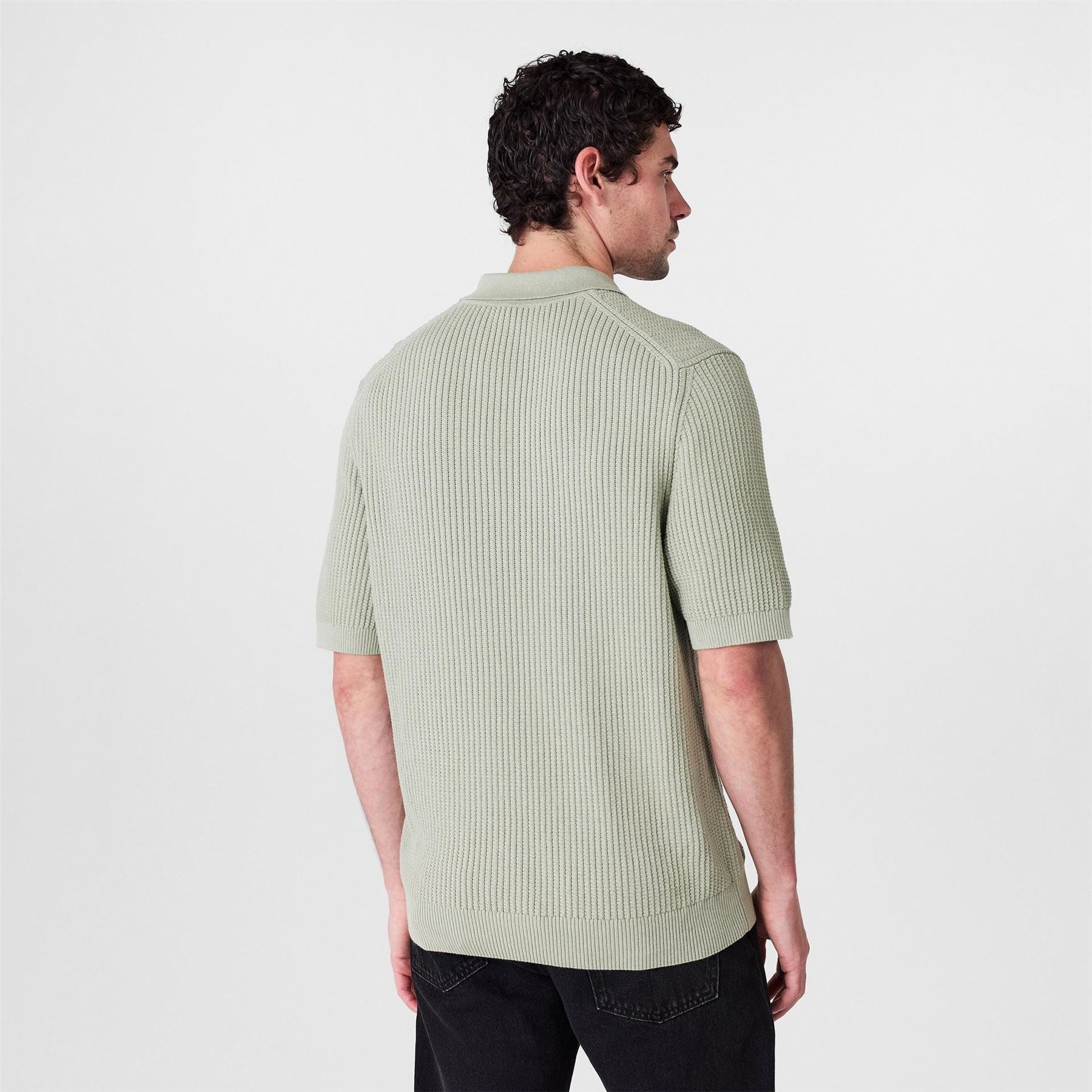 Boss Collared Neck Short Sleeve Regular Fit Shirt