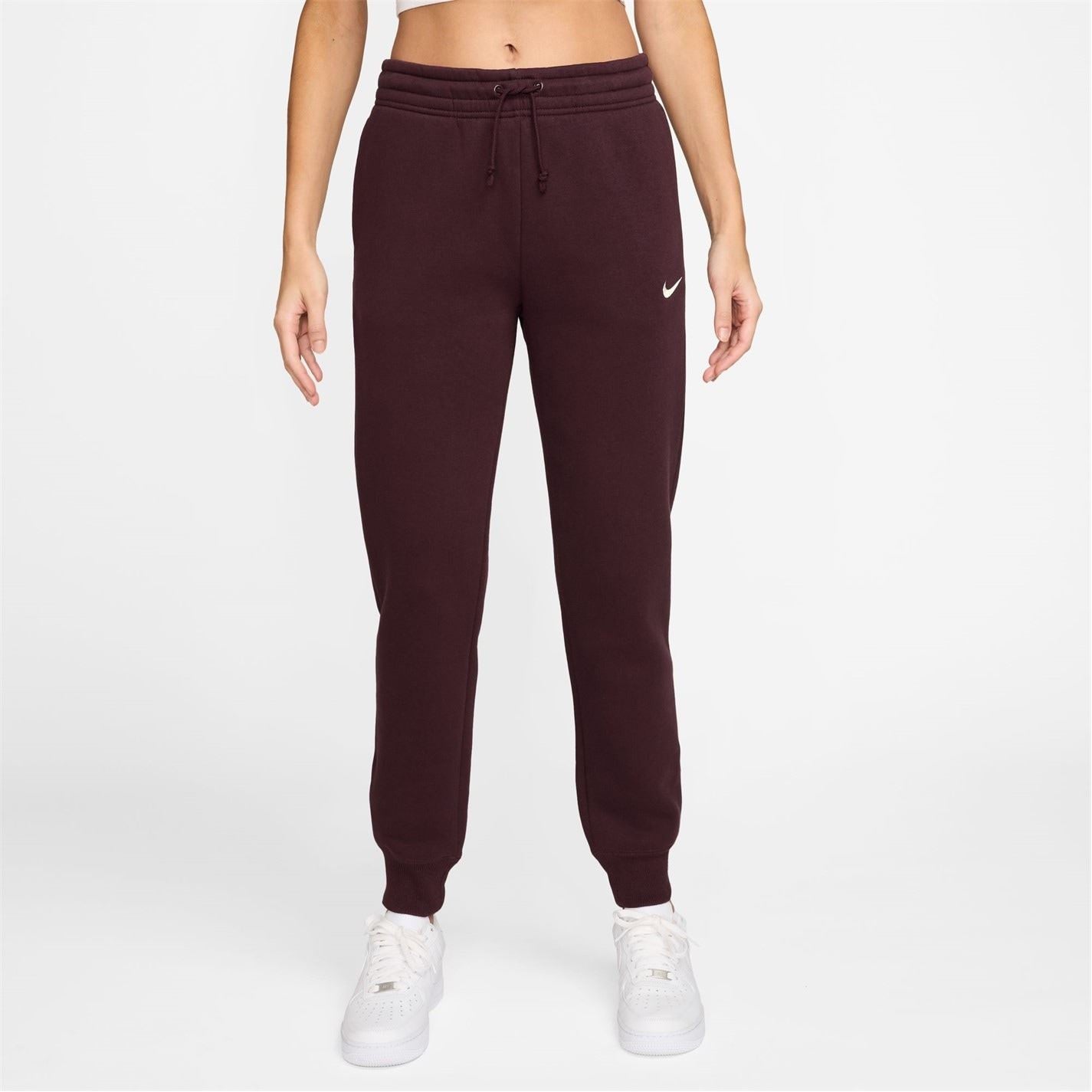 Nike Womens Sportswear Phoenix Fleece Mid Rise Sweatpants