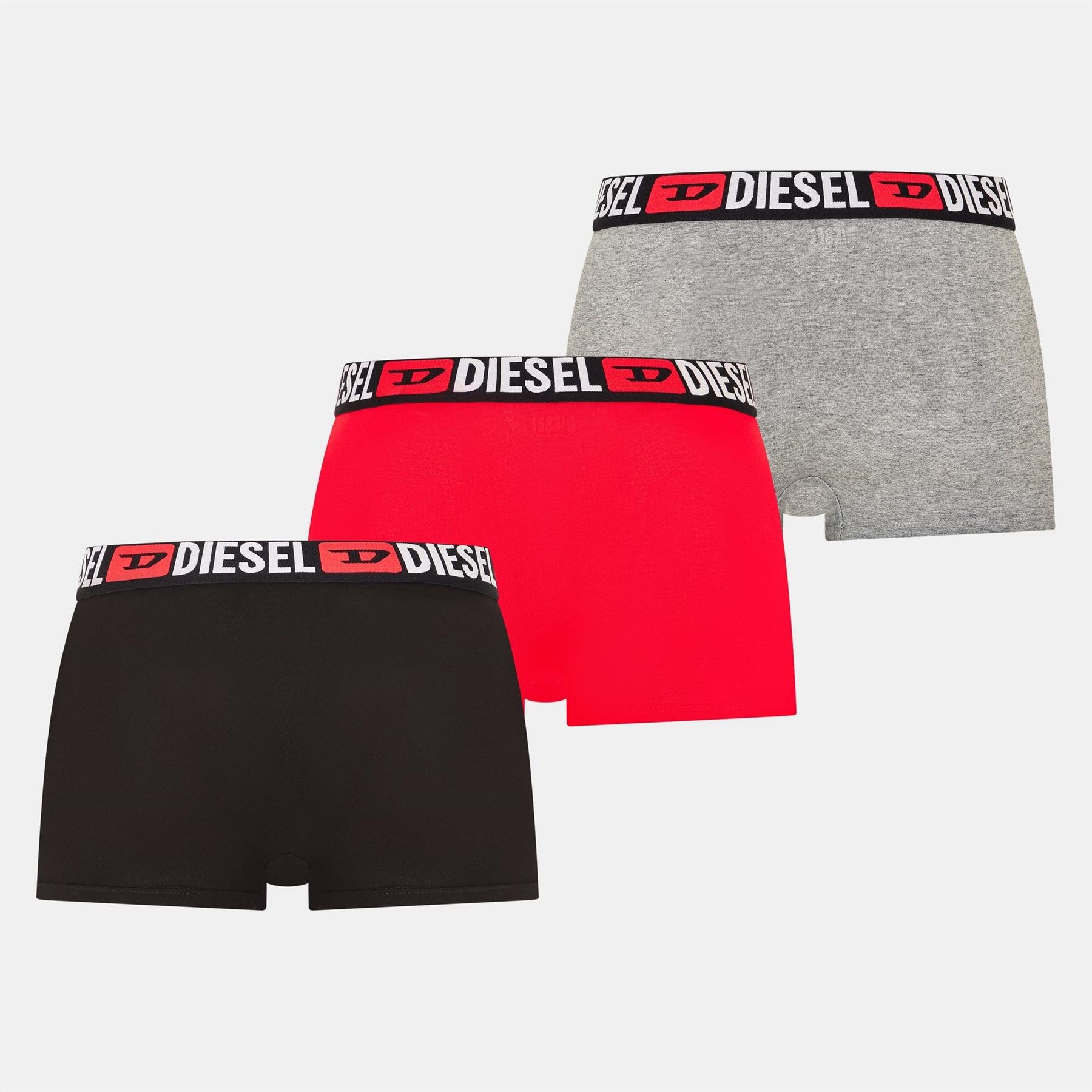 Diesel Damien 3 Pack Plain Boxer Brief