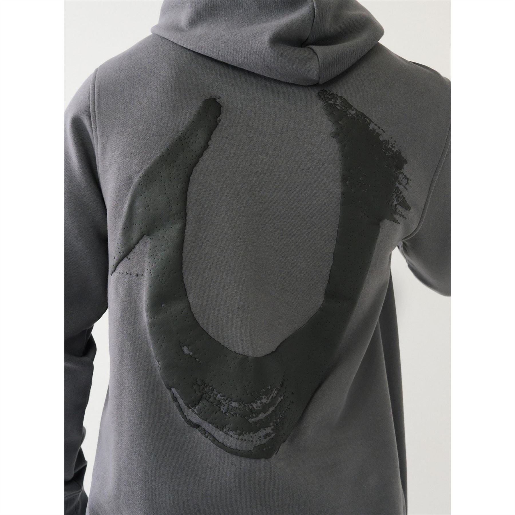 True Religion Over The Head Painted Logo Hoodie