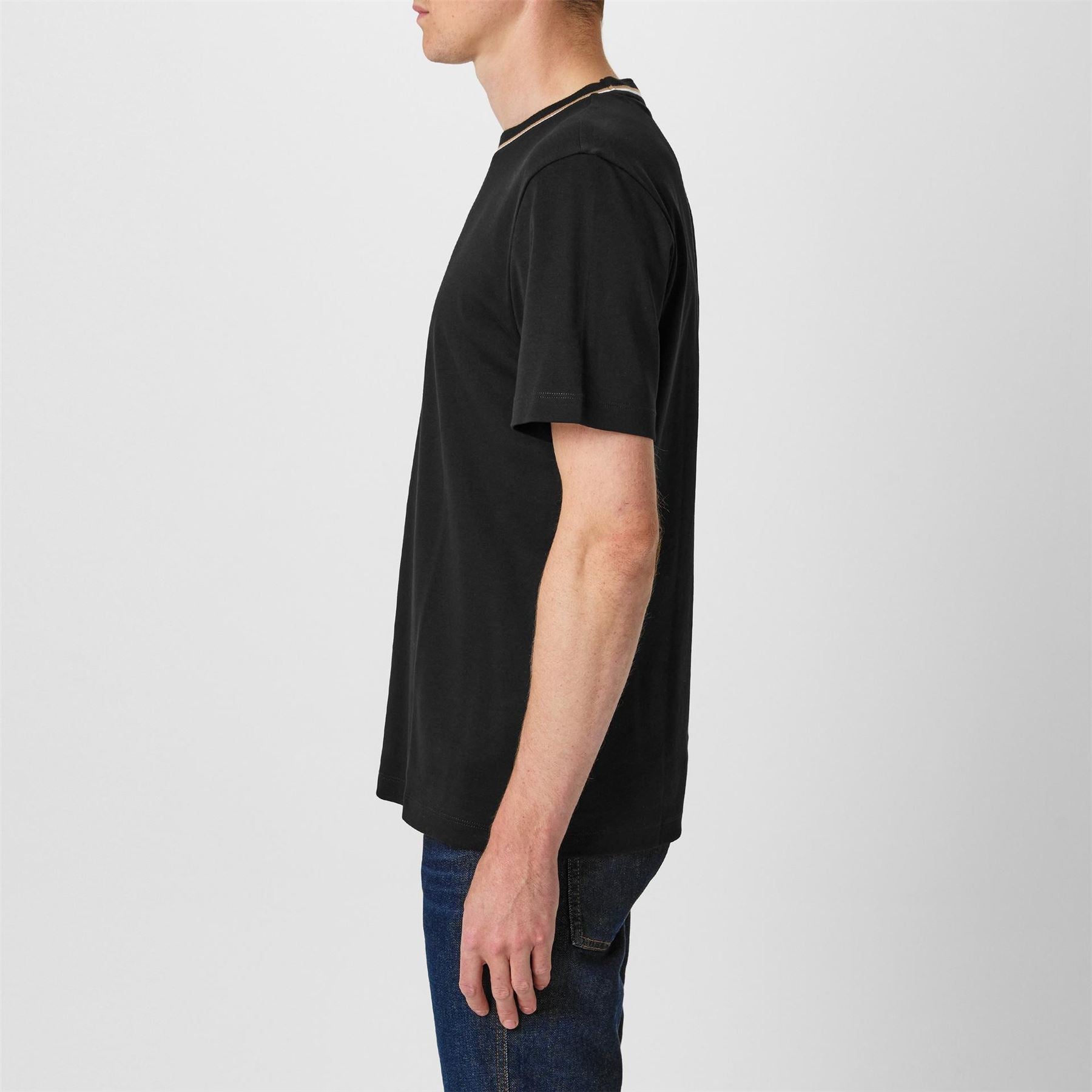 Boss Thompson Cotton Crew Neck Short Sleeve T Shirt