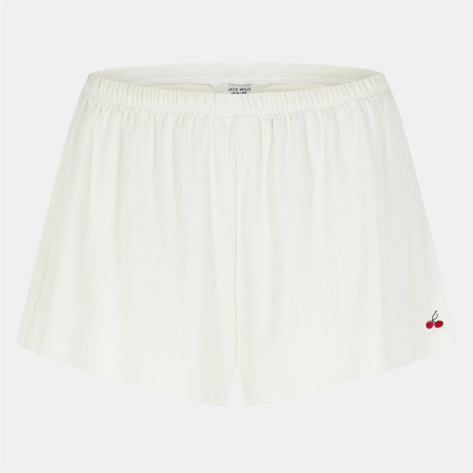 Jack Wills Pointelle Fleece Jogger Shorts