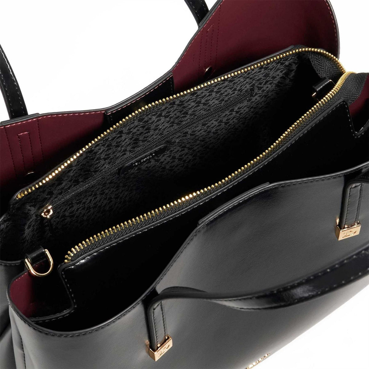 Dune London Dominant Snake Patterned Tote with Gold Tone Hardware