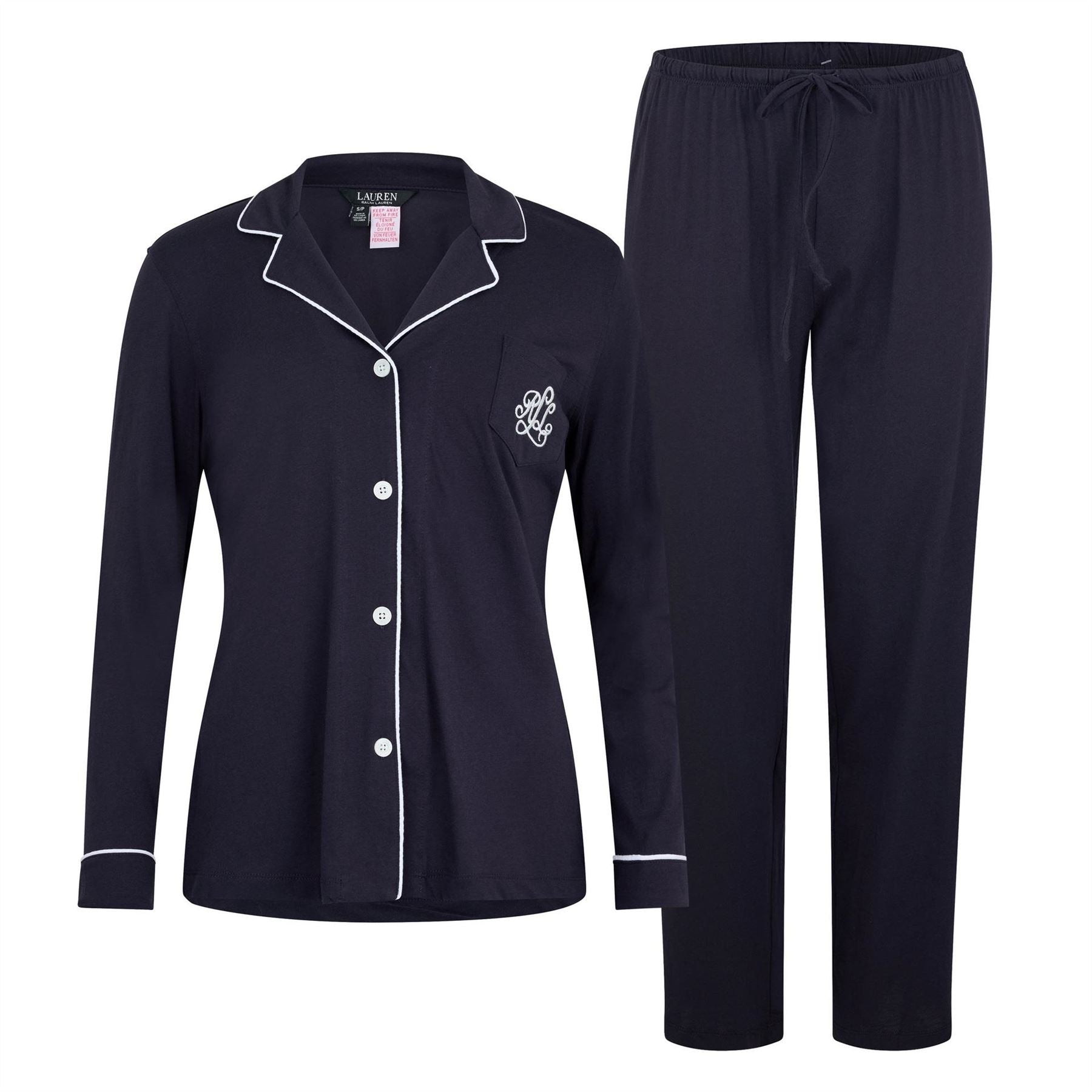 Lauren by Ralph Lauren Classic Notch Pyjama Set