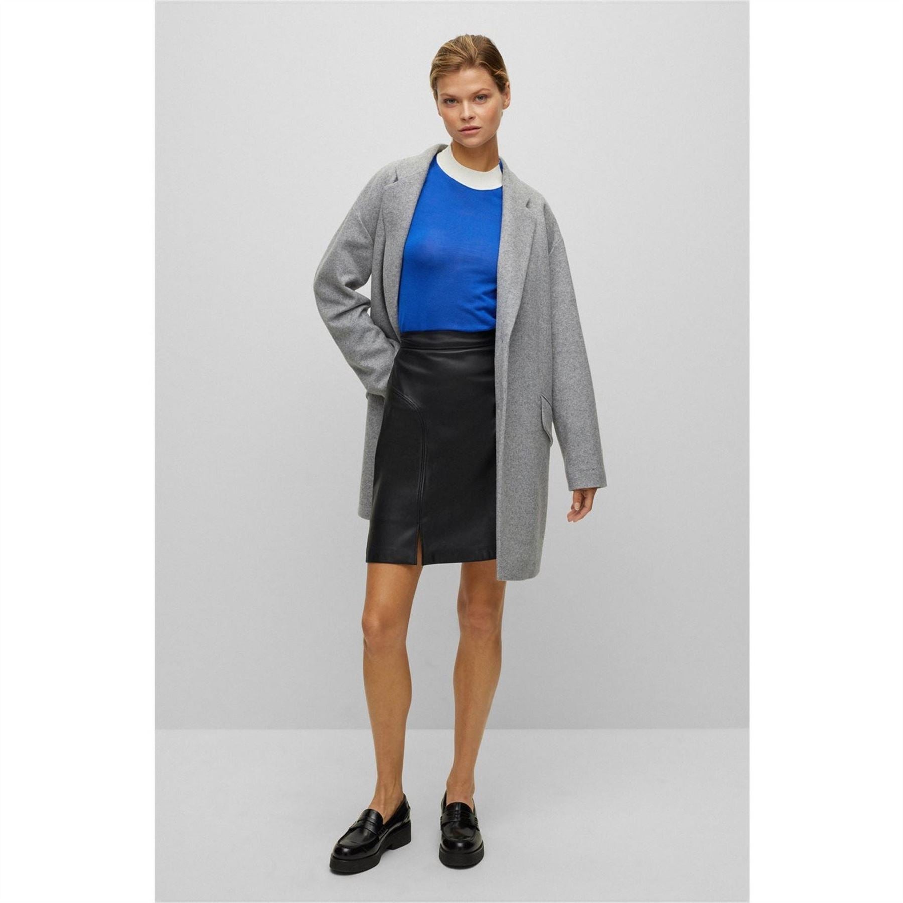 Boss Waist Length Crew Neck Relaxed Fit T-Shirt