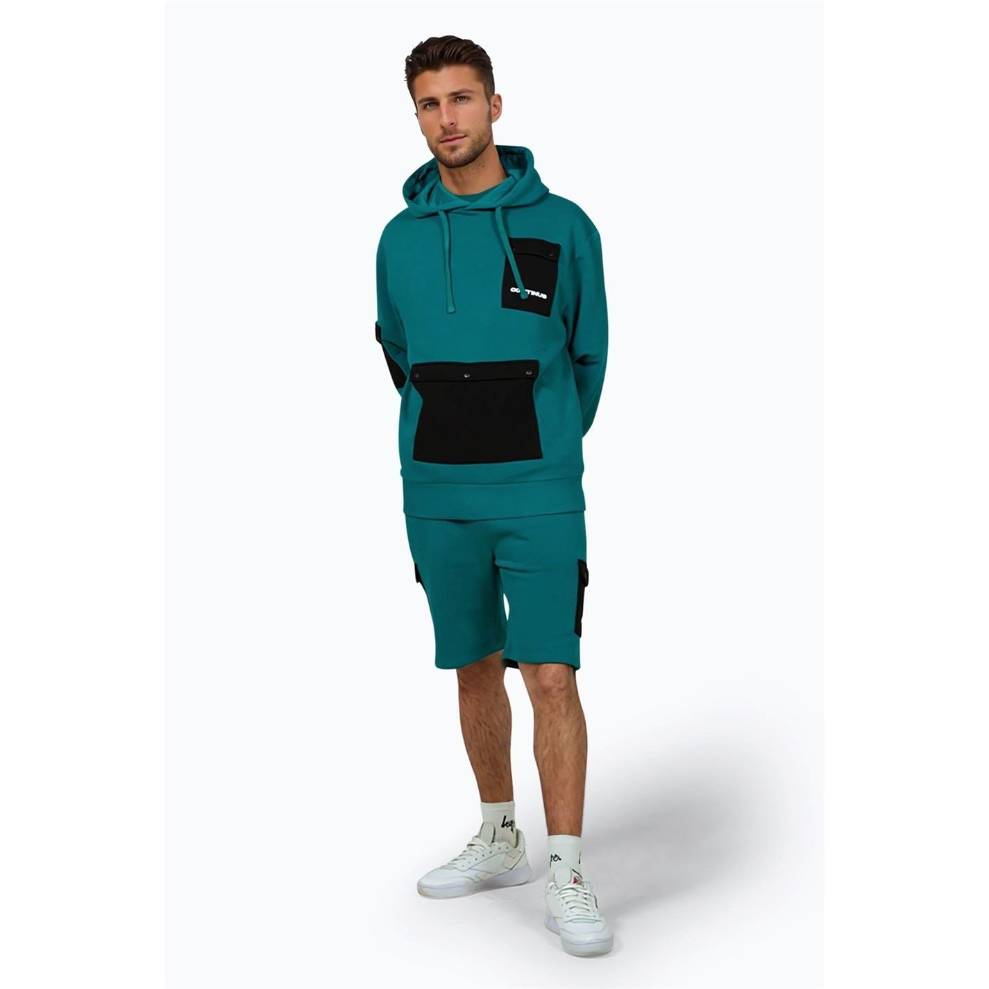 Hype Hooded Cargo Pocket Sweatshirt