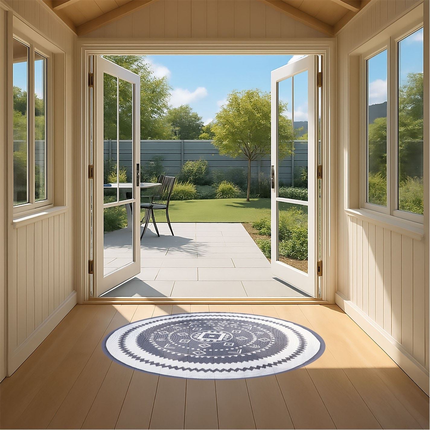 Streetwize Round Outdoor Rugs