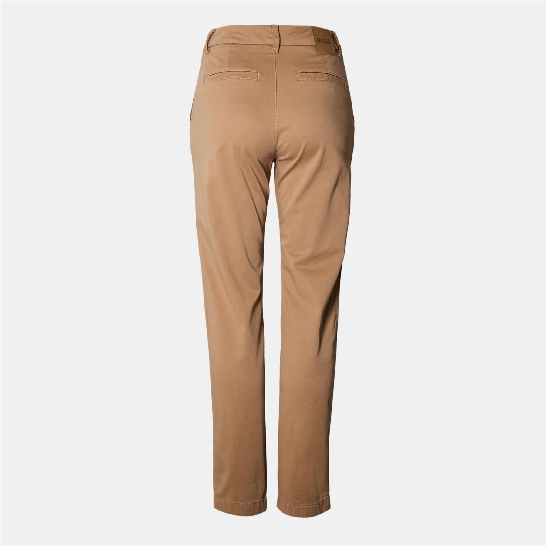 Boss Solid Patterned Slim Chinos