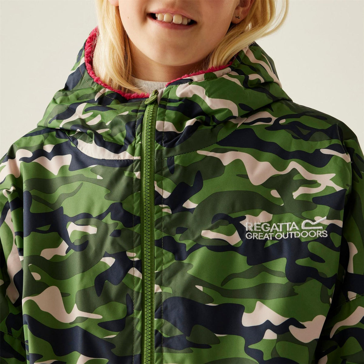 Regatta Kids Fleece Lined Oversized Fit Waterproof Robe