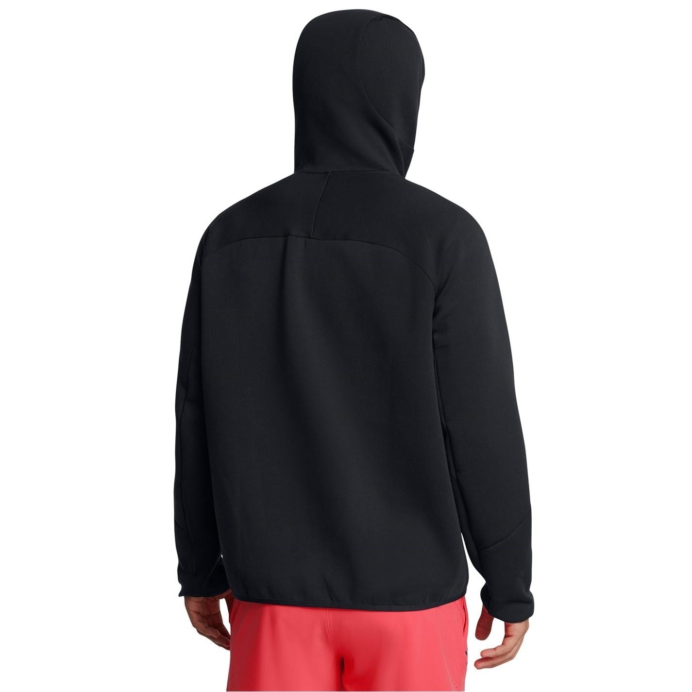 Under Armour Solid Patterned Hooded Ribbed Cuff Softshell Jacket