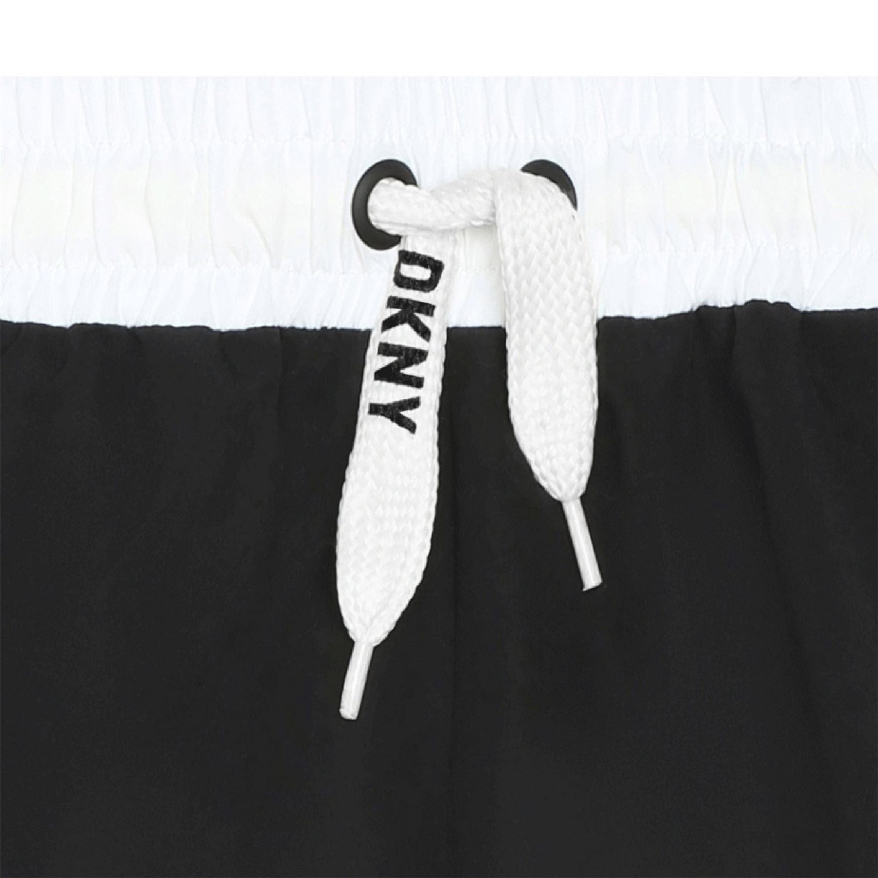 DKNY Logo Print Swim Shorts