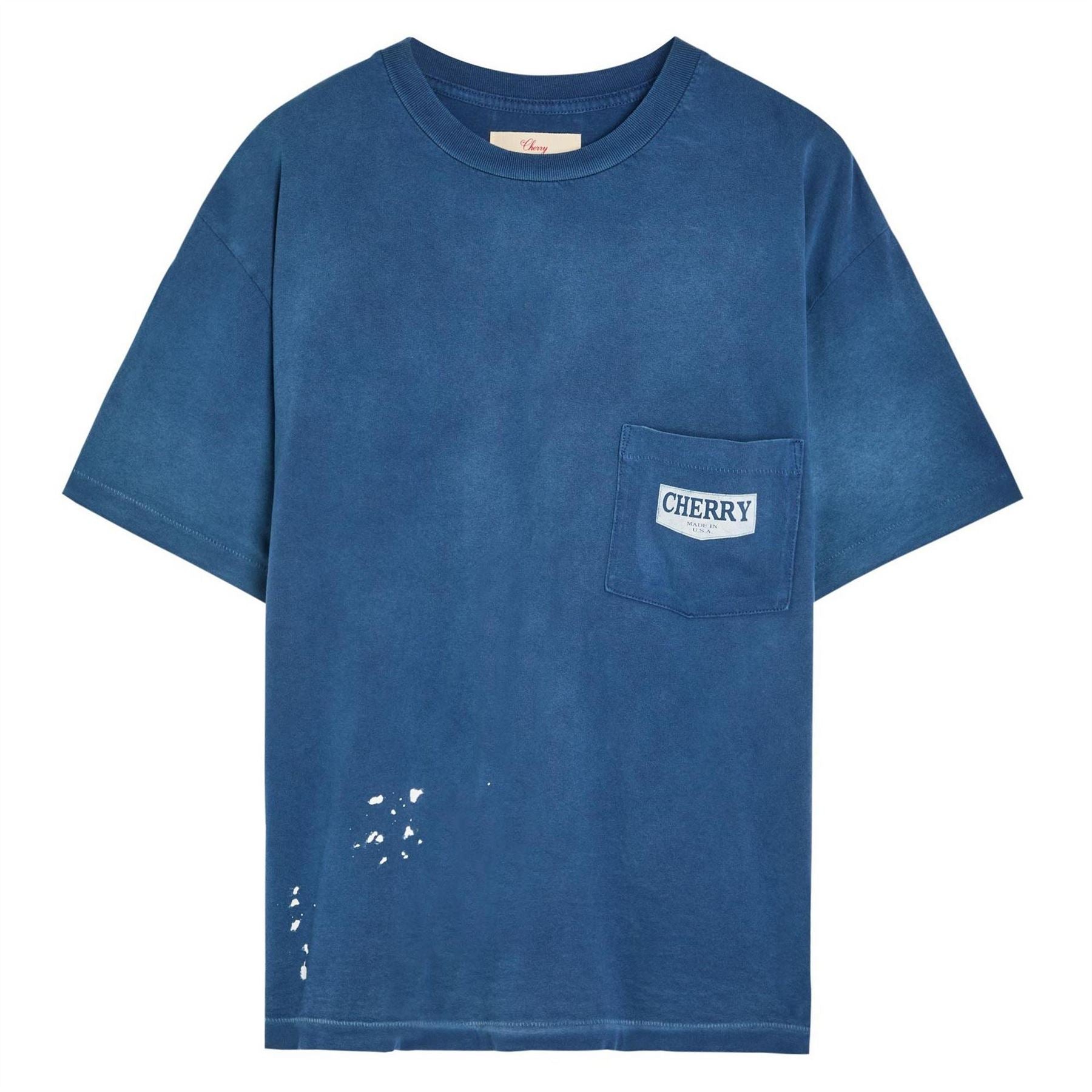 Cherry LA Chevron Boxy Pocket Tee