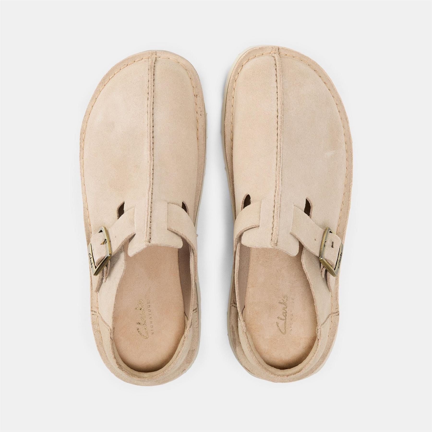 Clarks Solsbury Shuv Mules with Capped Toe