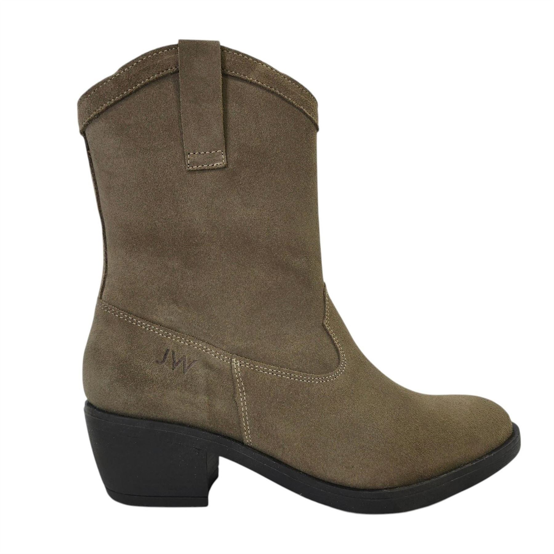 Jack Wills JW Dalida Suede Calf Chunky Heel Hiker Boots