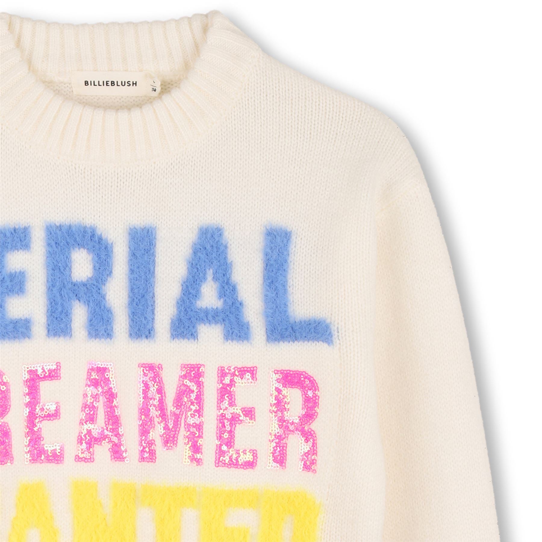 Billieblush Knitted Crew Neck Jumper