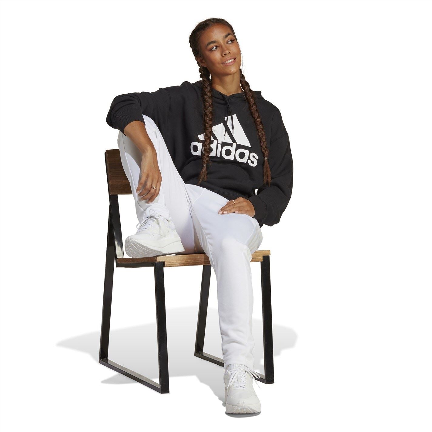 adidas Badge Of Sport Hoodie Ladies