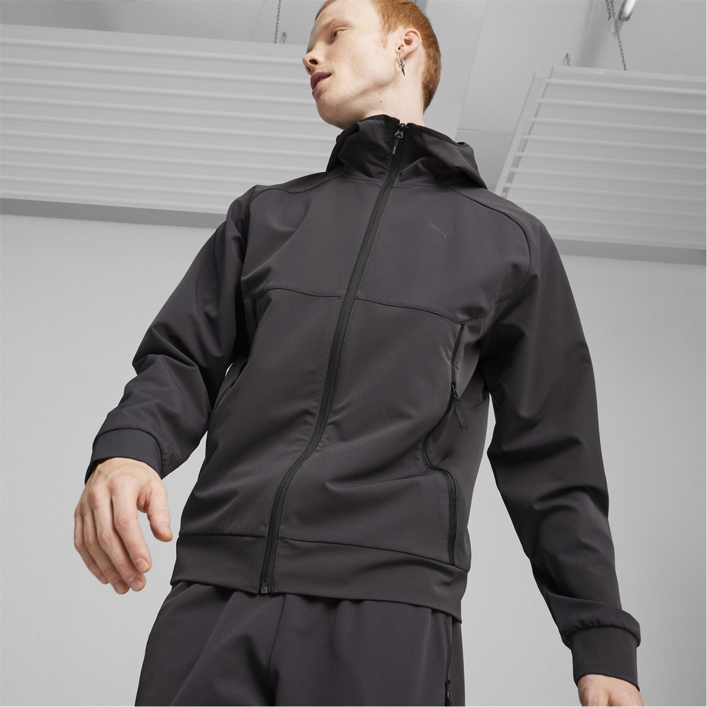 Puma Pumatech Hooded Track Jacket with Ribbed Cuff